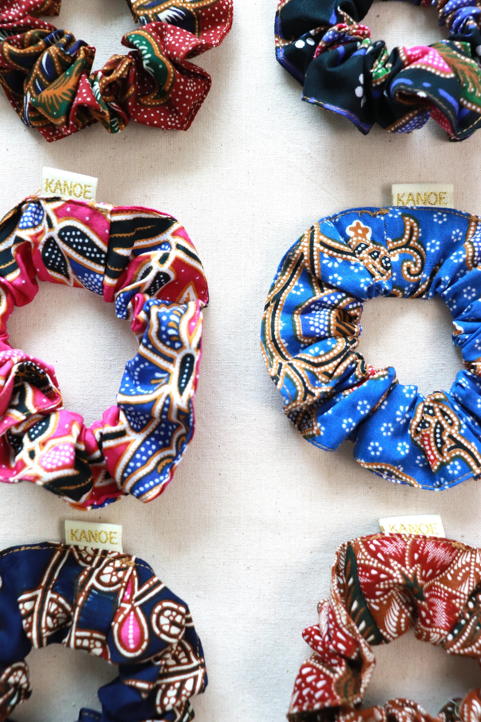 Batik Scrunchies [Set of 6] - Alisha