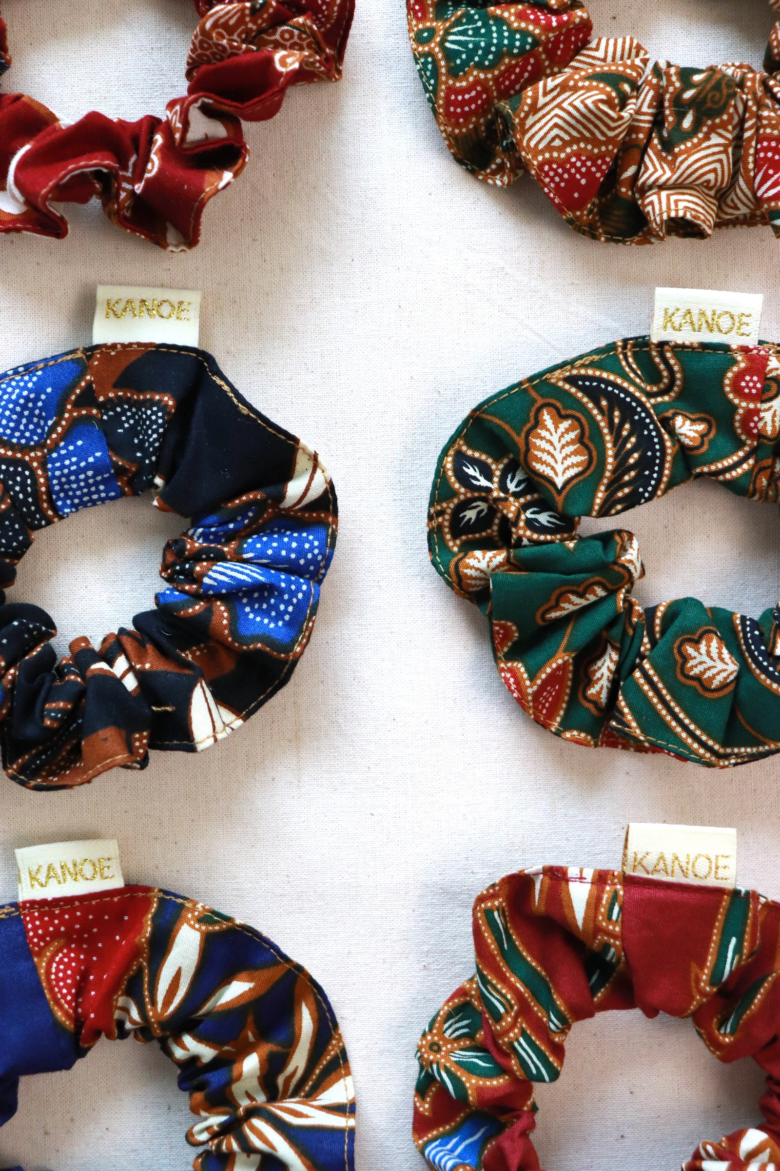 Batik Scrunchies [Set of 6] - Carmilla