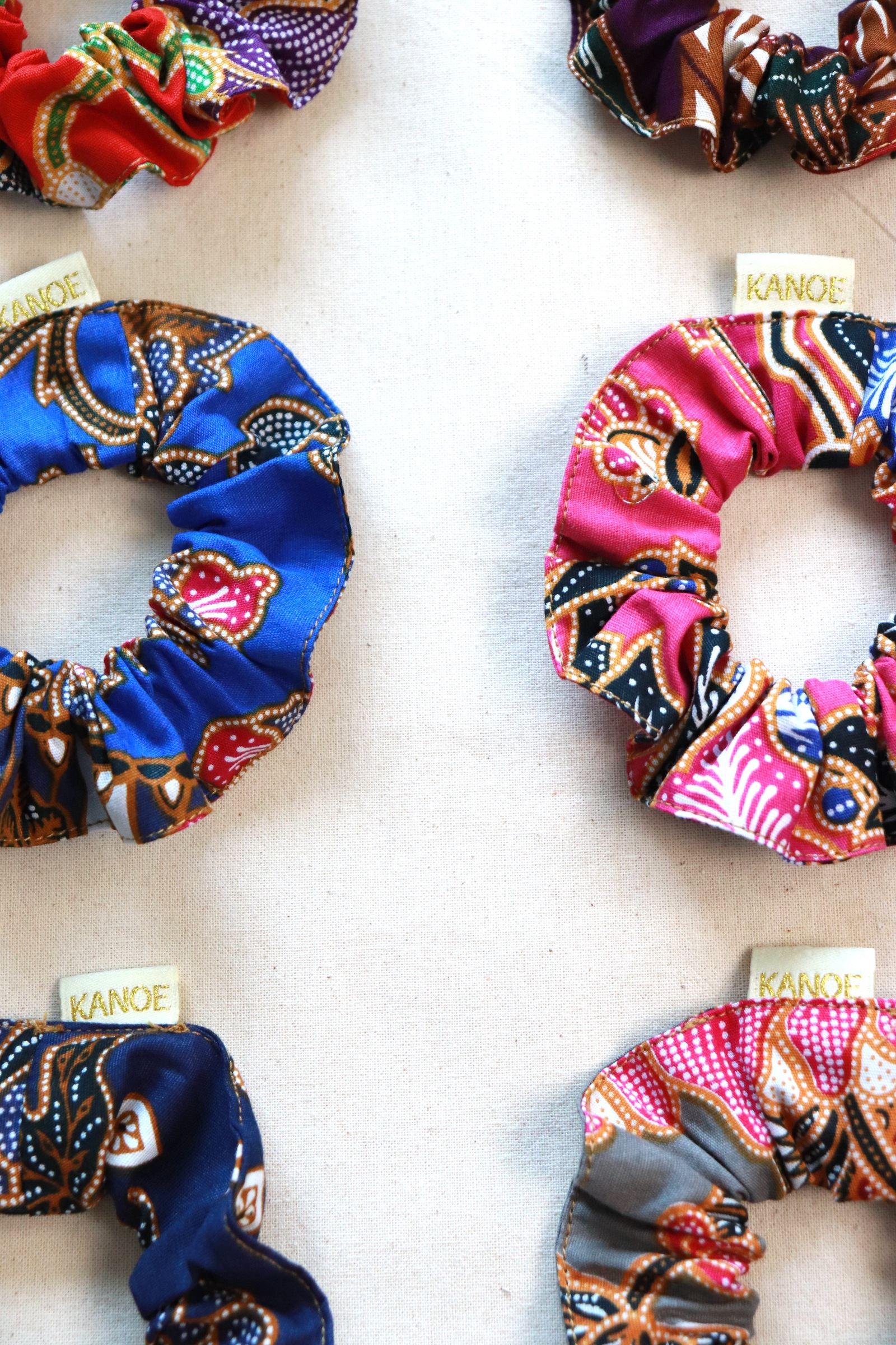 Batik Scrunchies [Set of 6] - Chelsea