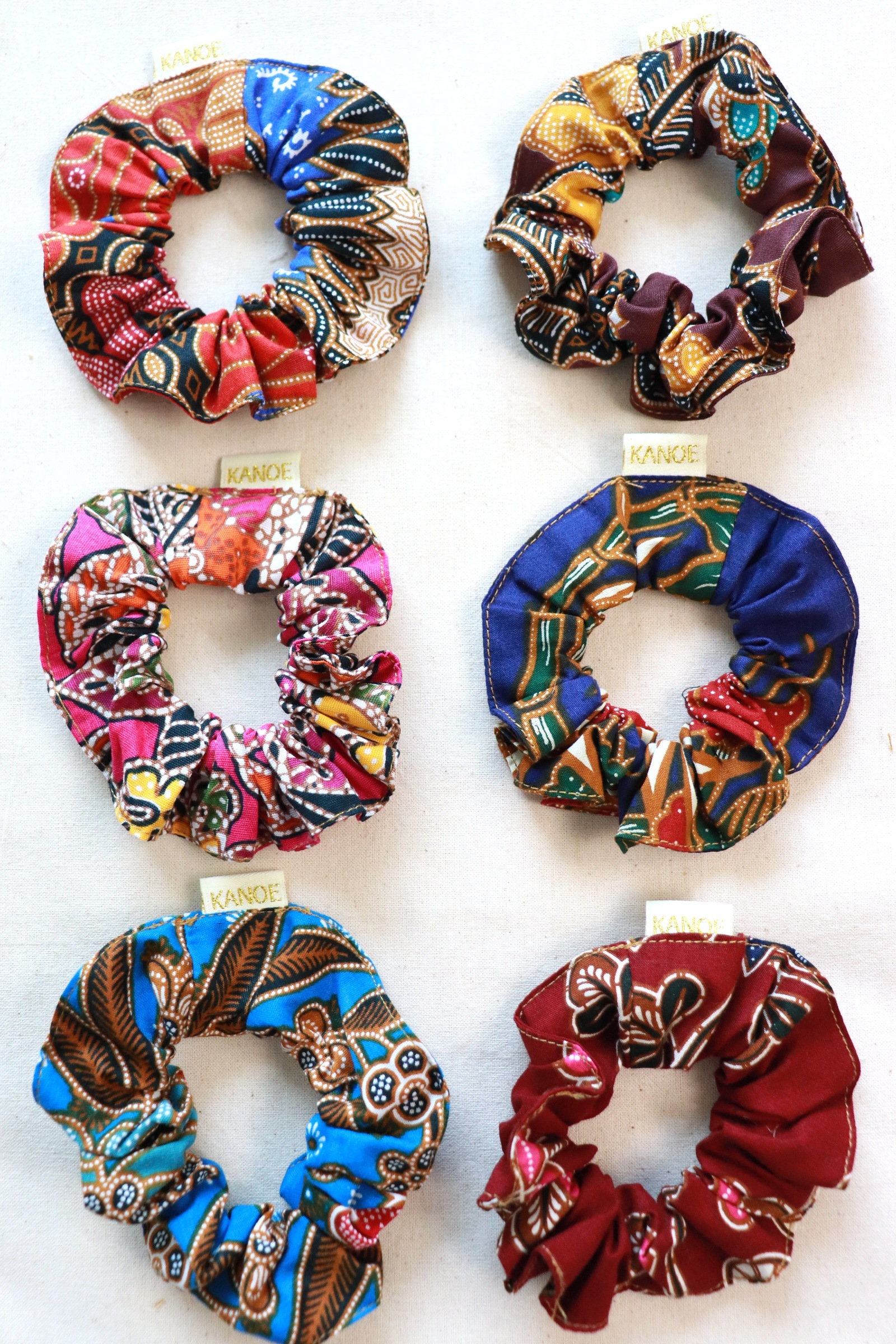 Batik Scrunchies [Set of 6] - Felicia