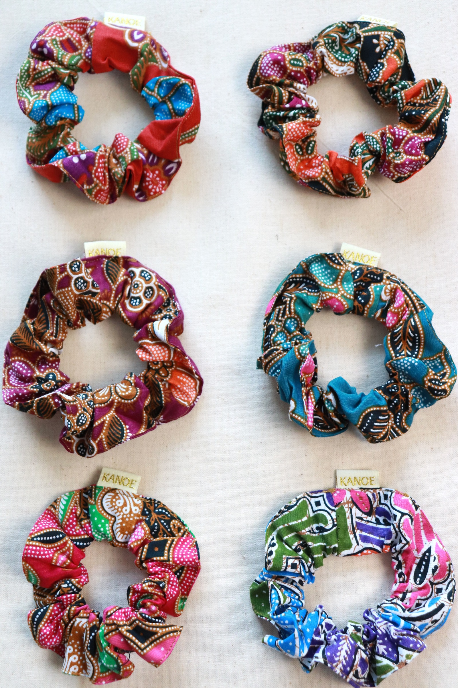 Batik Scrunchies [Set of 6] - Qistina