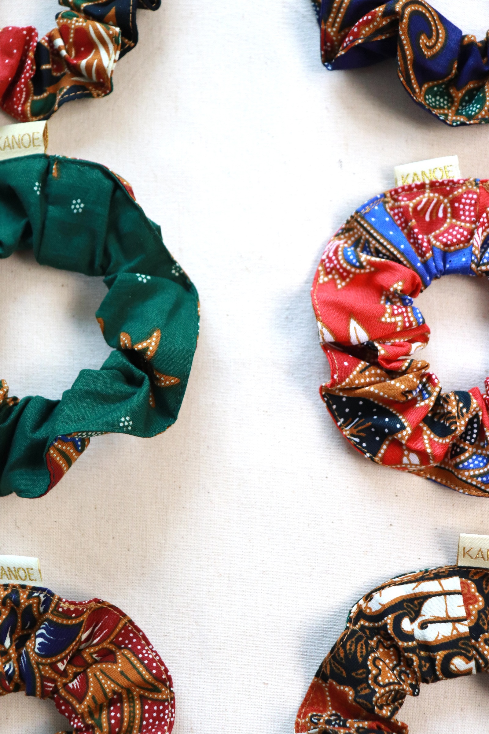 Batik Scrunchies [Set of 6] - Shasha