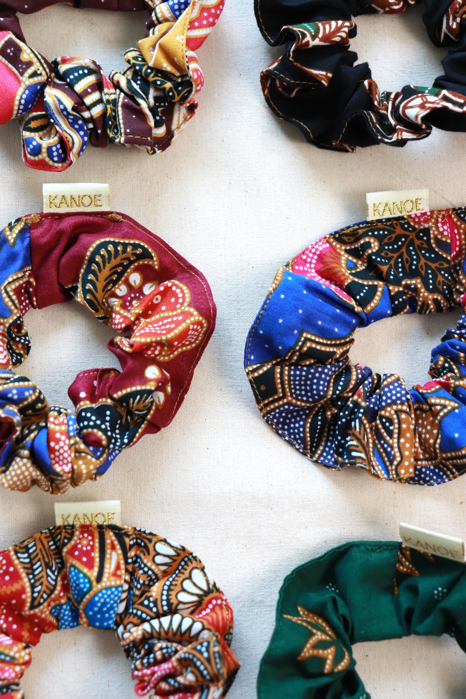 Batik Scrunchies [Set of 6] - Ameera