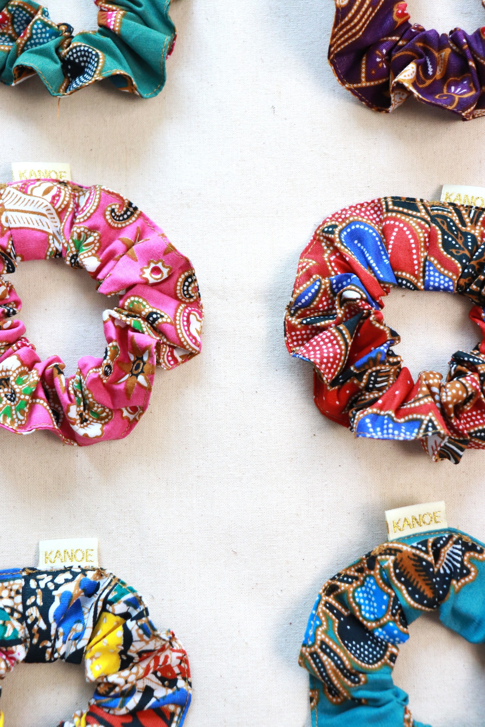 Batik Scrunchies [Set of 6] - Sophia