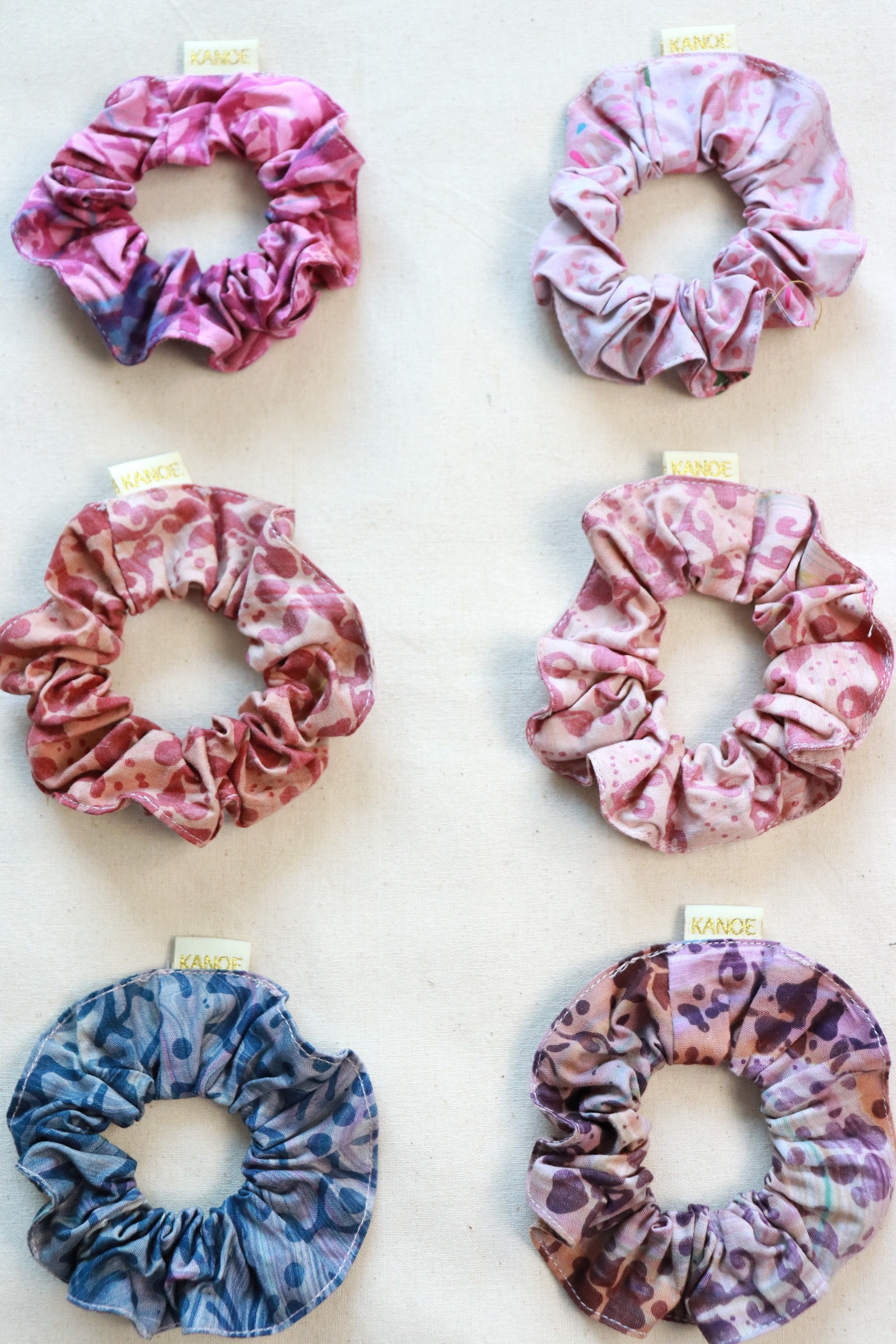 Batik Scrunchies [Set of 6] - Laika [ Handmade ]