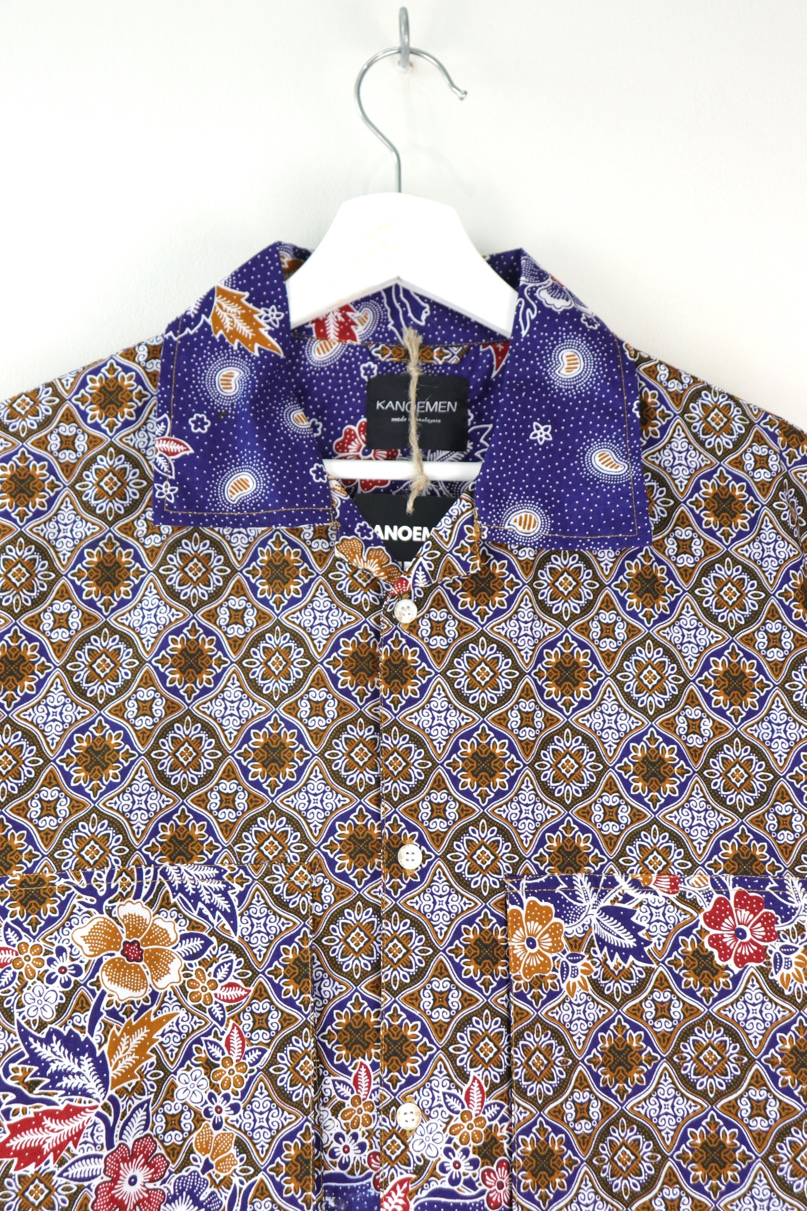 Men's Oversized Pockets Shirt - Blue Prime