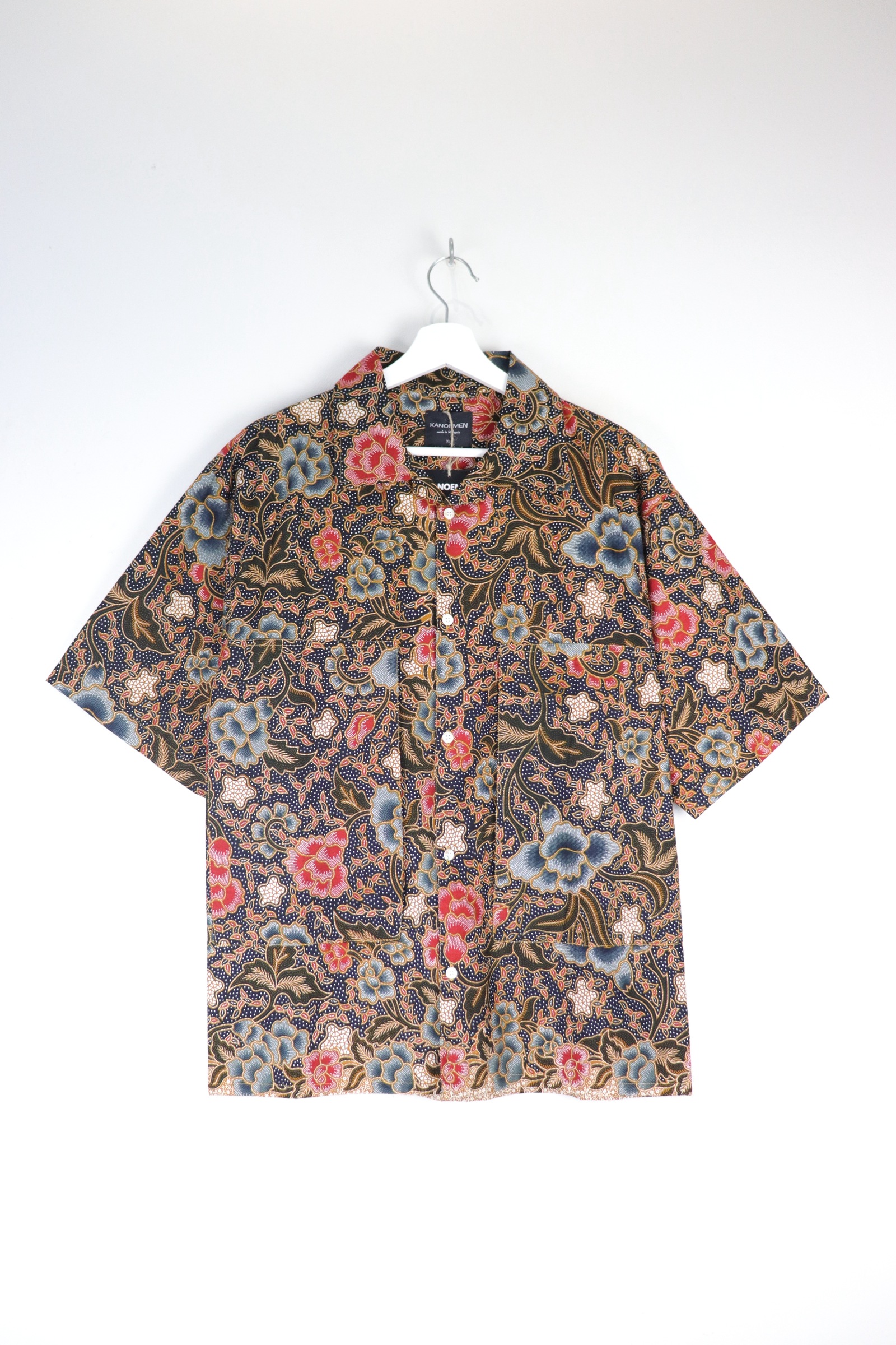 Men's Oversized Pockets Shirt - Pepsi  [ XL ]