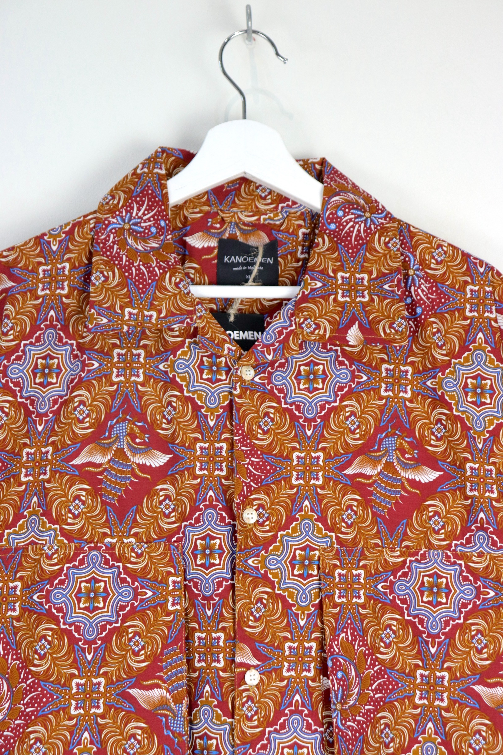 Men's Oversized Pockets Shirt - Azuki [ XL ]