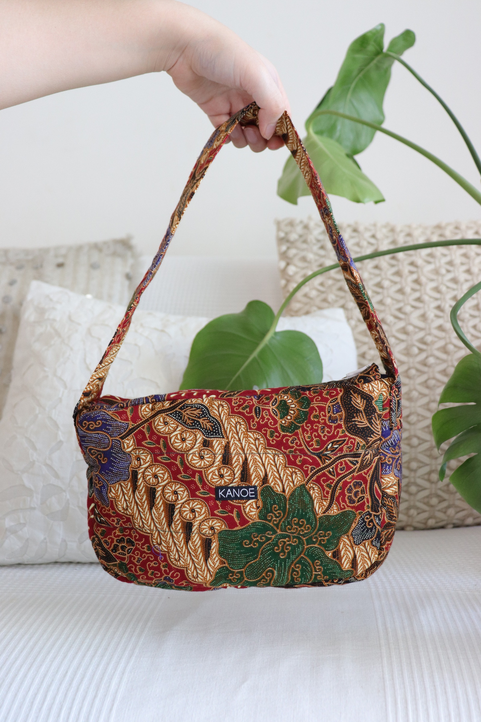 Puffy Batik Bag - Viridiflora