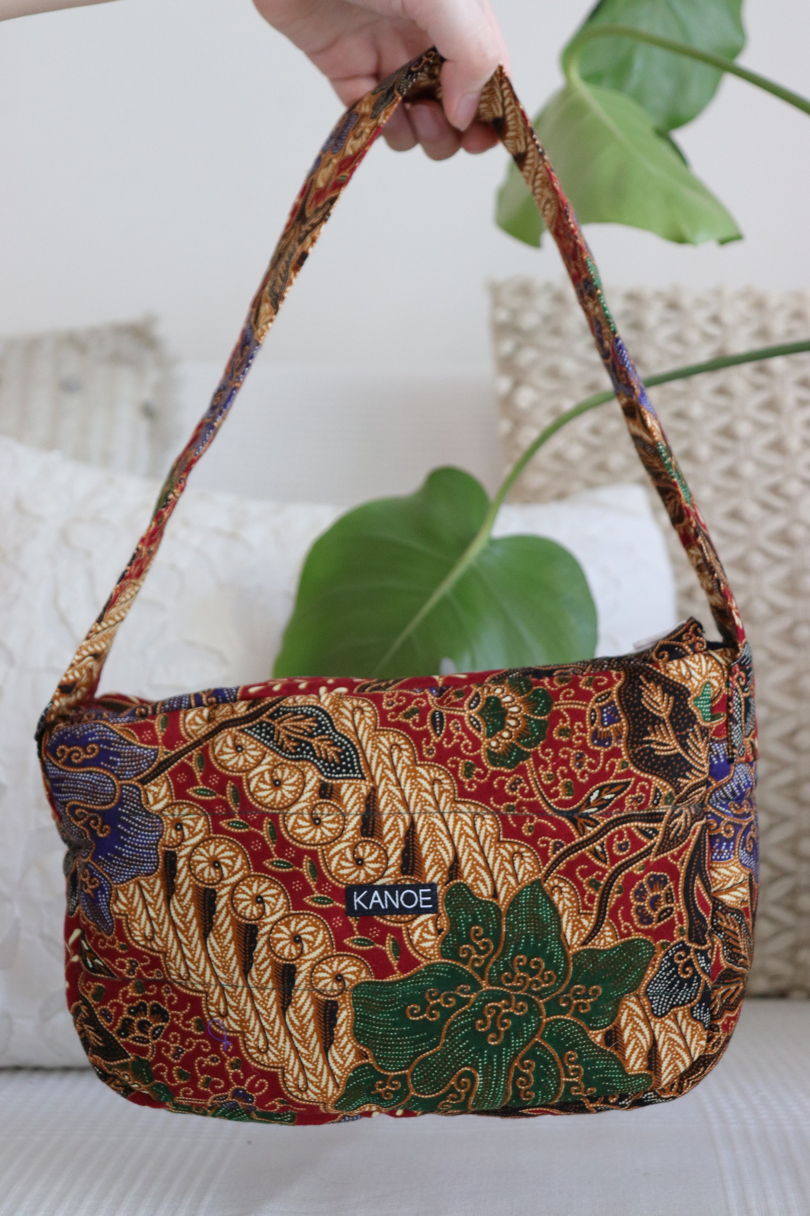 Puffy Batik Bag - Viridiflora