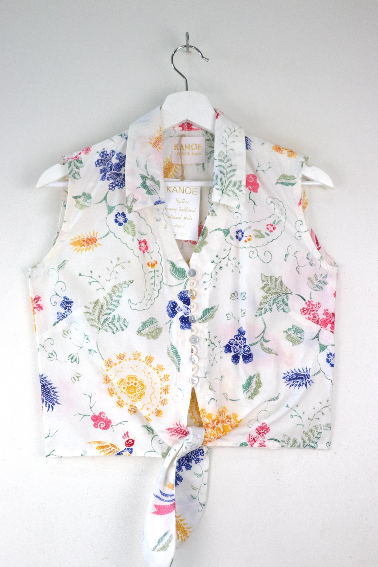 KANOE Classic Vintage Top - Genelle [Handstamped Batik]