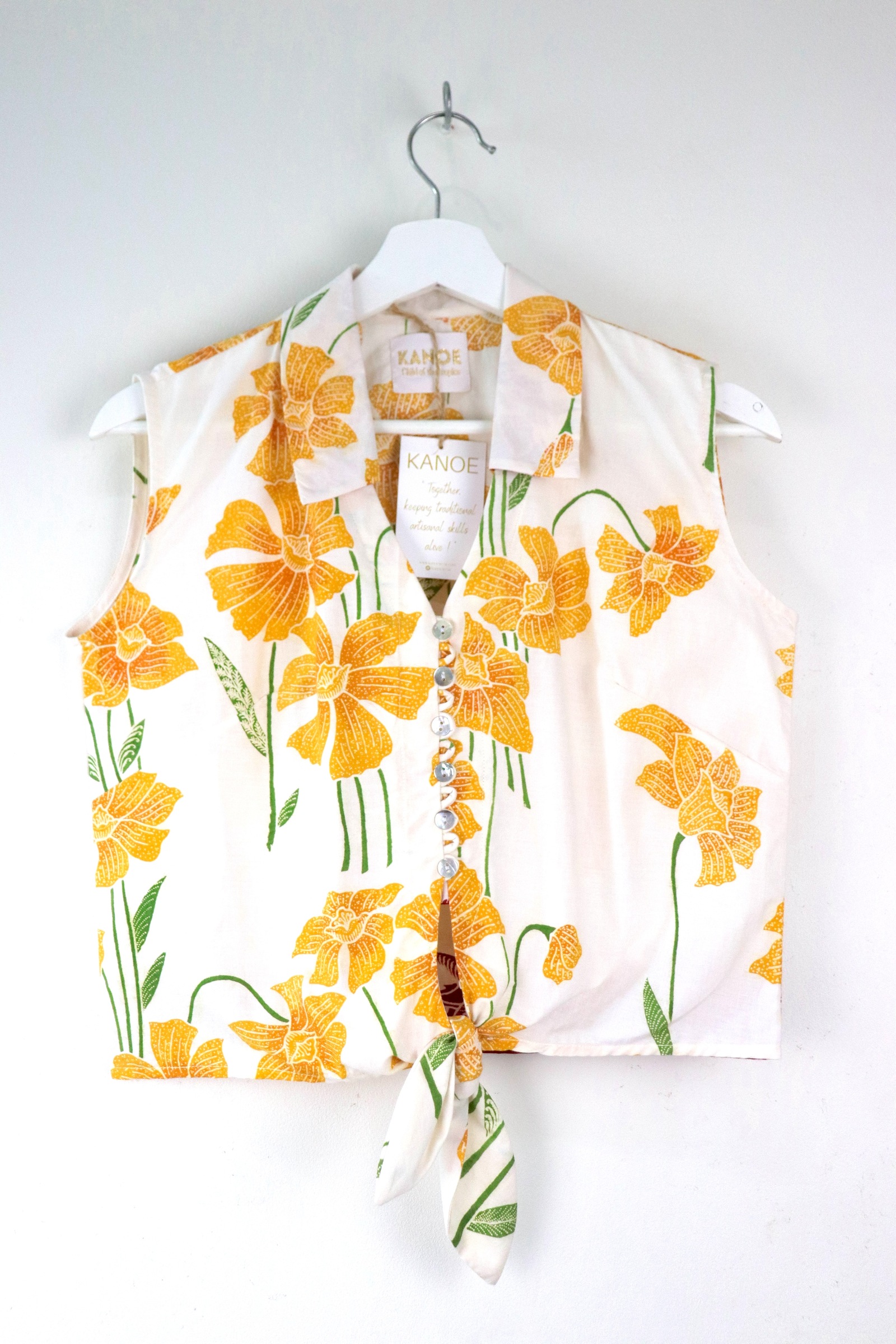 KANOE Classic Vintage Top - Dahlia  [Handstamped Batik]