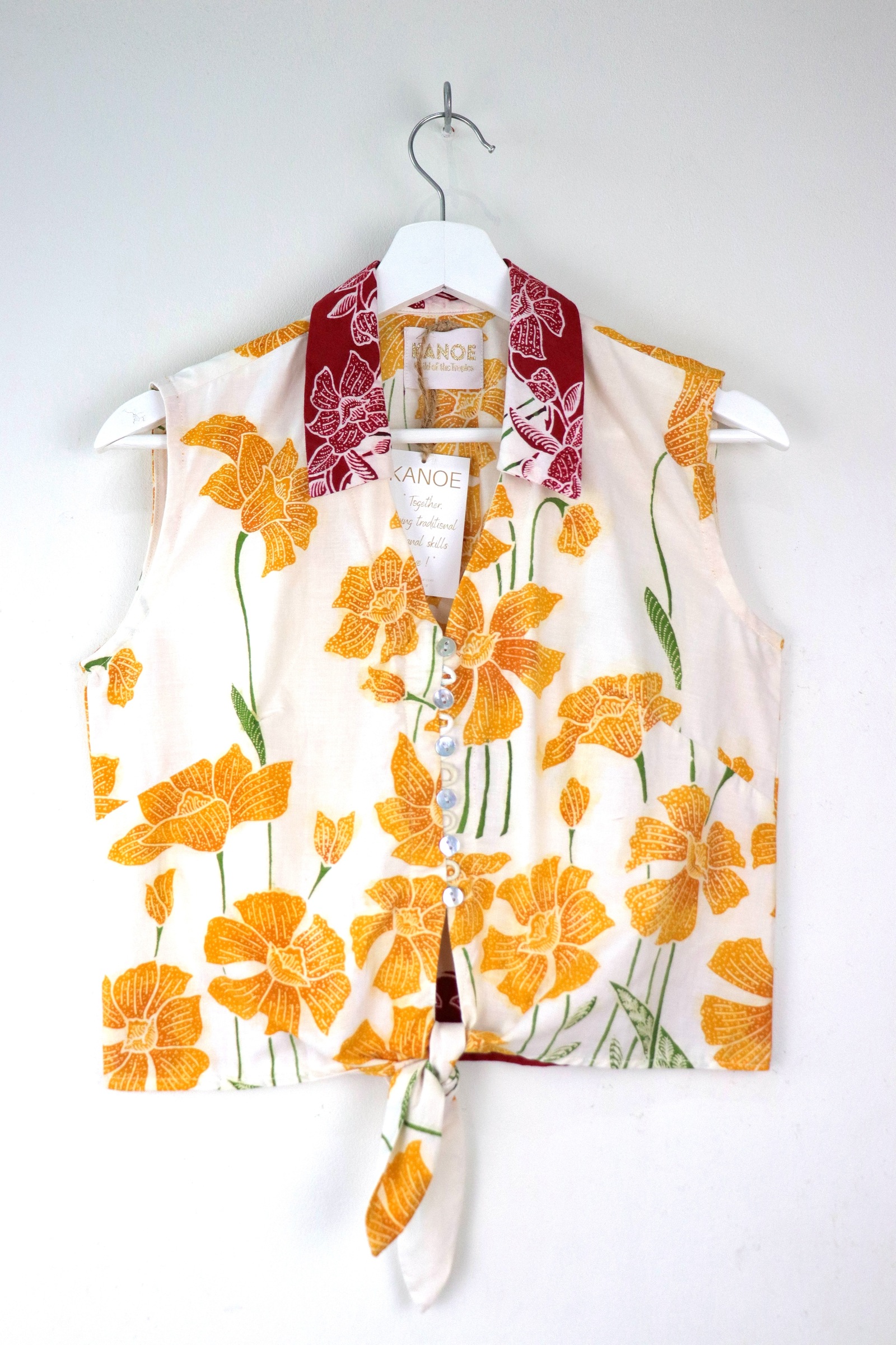 KANOE Classic Vintage Top - Isabel  [Handstamped Batik]