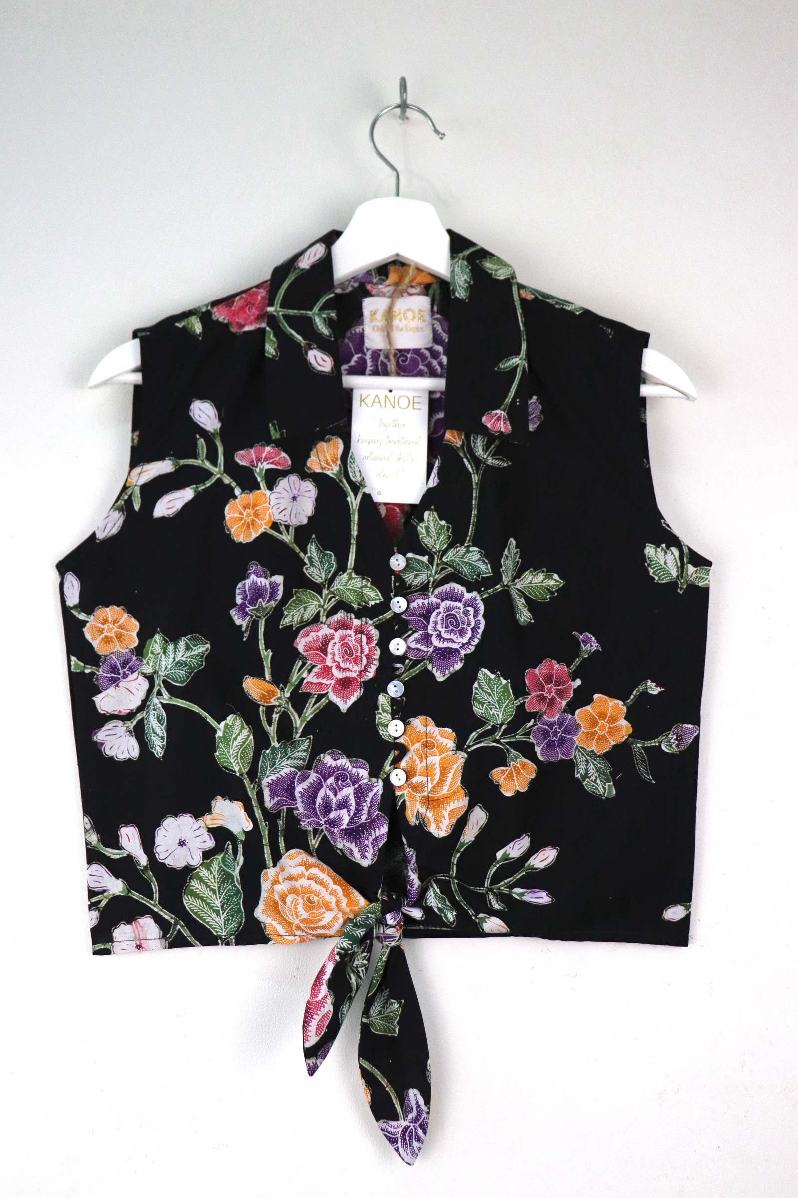 KANOE Classic Vintage Top - Audrey [Handstamped Batik]