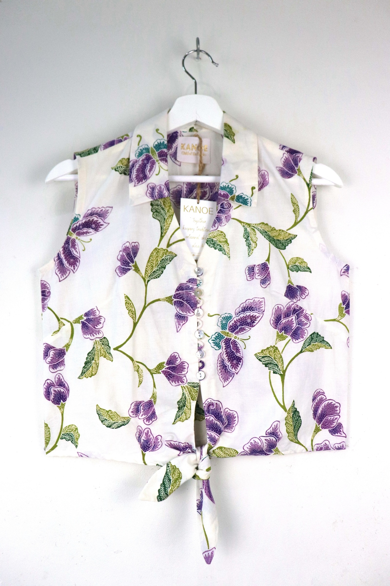 KANOE Classic Vintage Top - Vivian [Handstamped Batik]