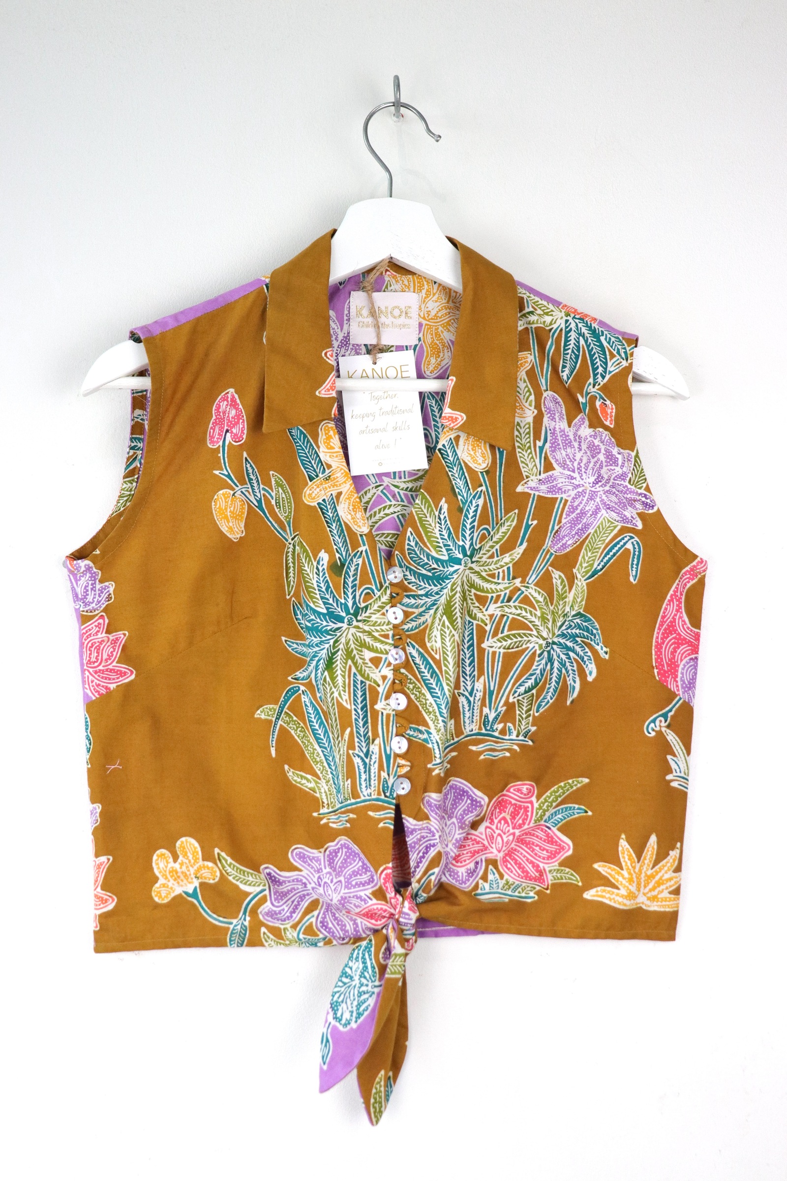 KANOE Classic Vintage Top - Juliet  [Handstamped Batik]