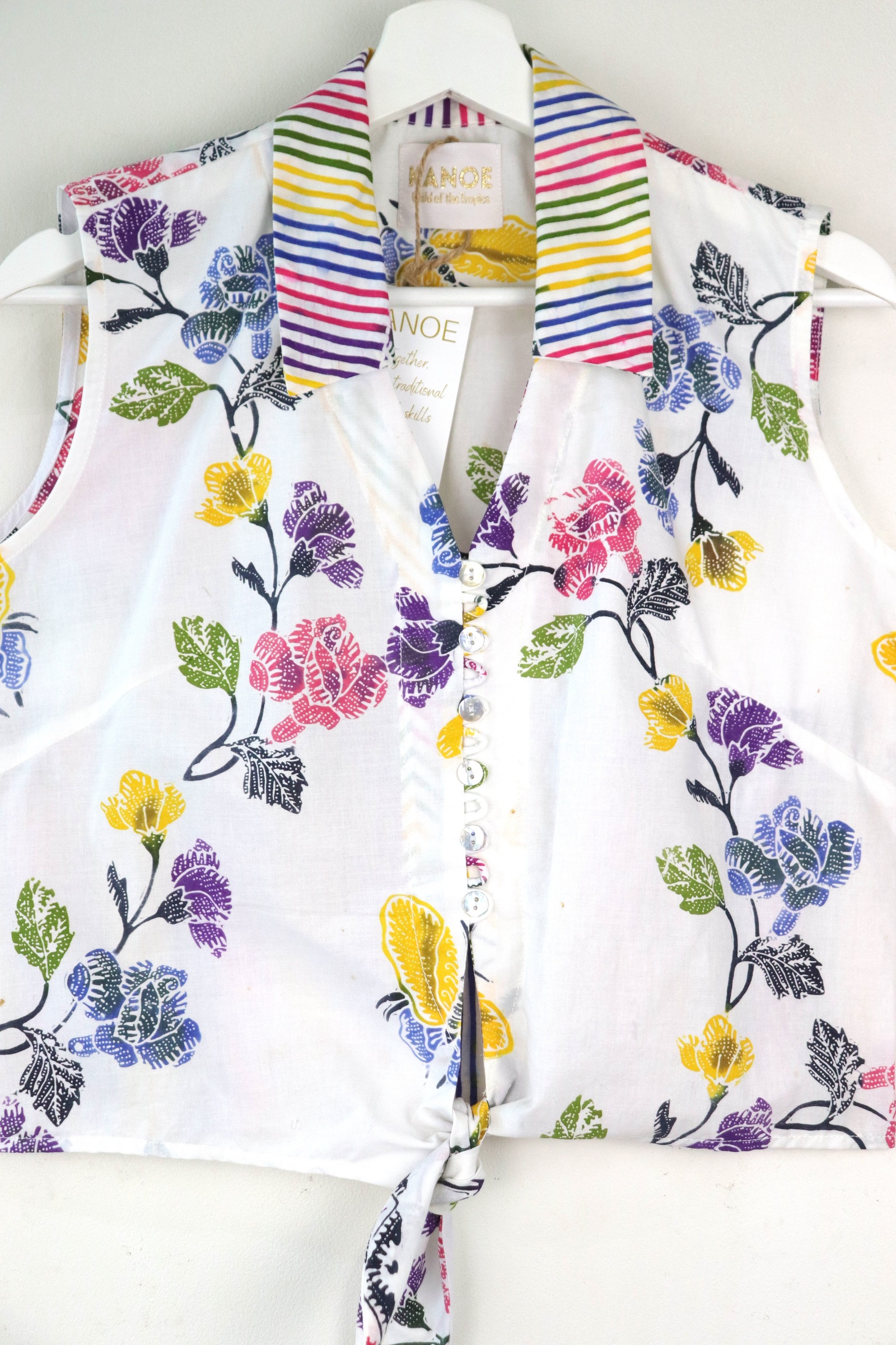 KANOE Classic Vintage Top - Colleen  [Handstamped Batik]