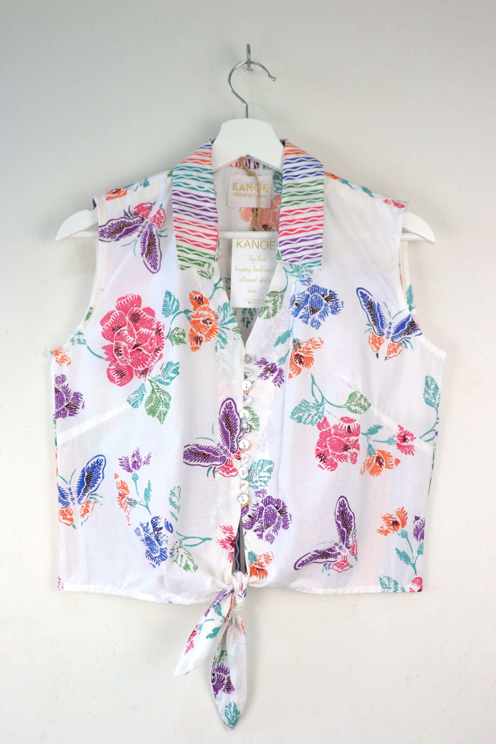 KANOE Classic Vintage Top - Priscilla  [Handstamped Batik]