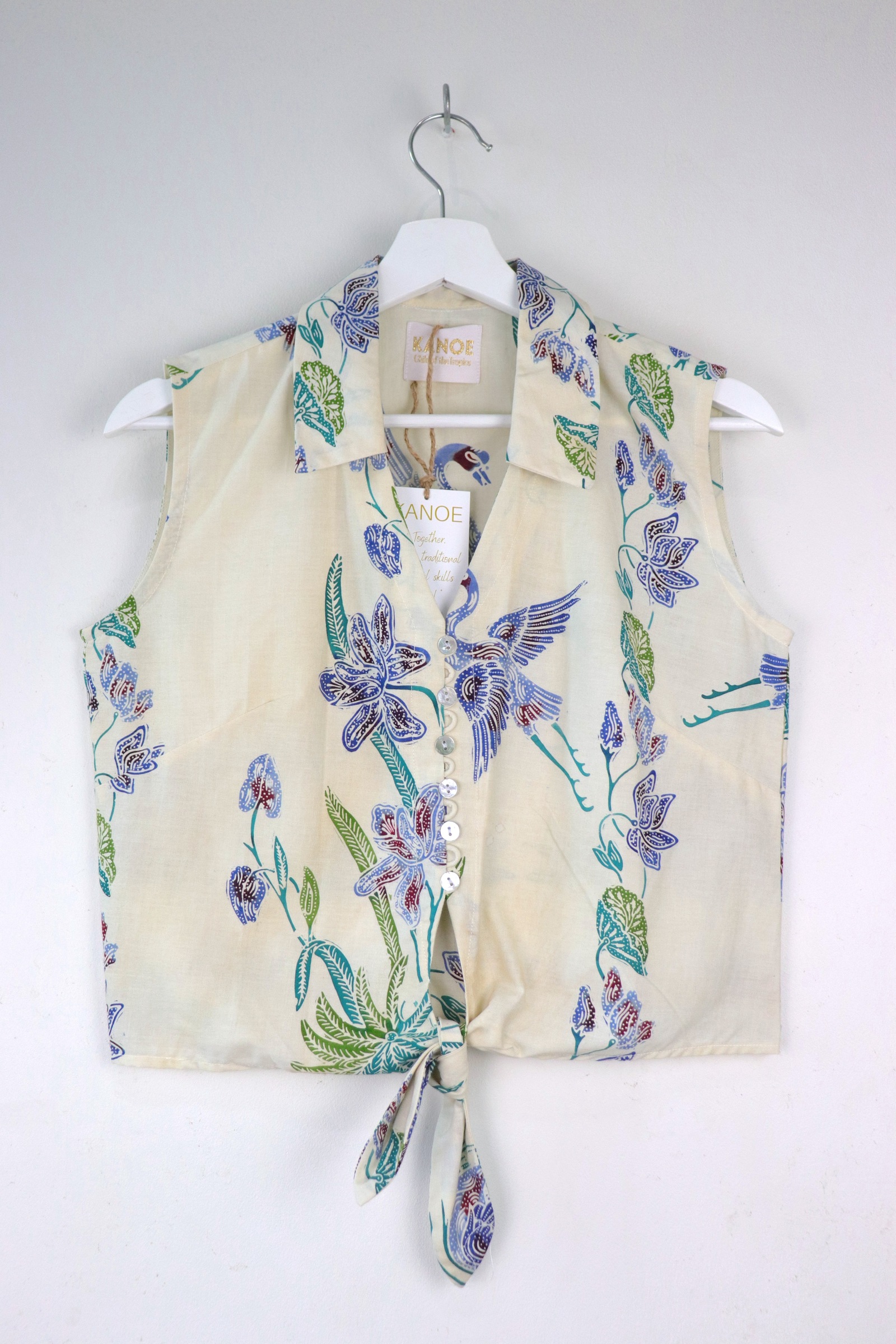 KANOE Classic Vintage Top - Odette  [Handstamped Batik]