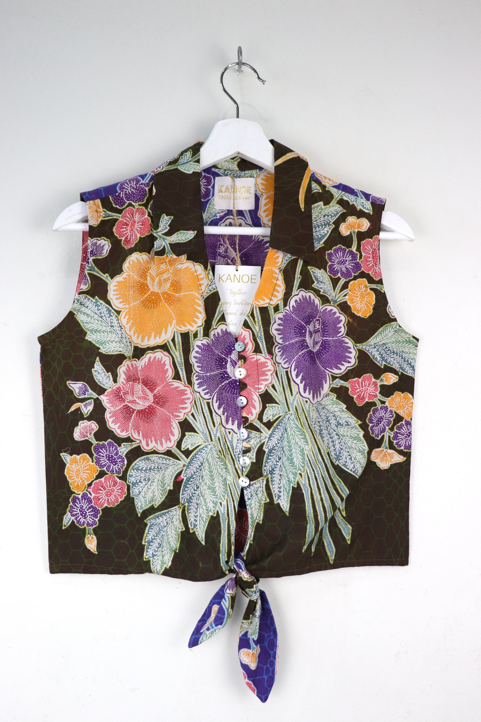 KANOE Classic Vintage Top - Morgana   [Handstamped Batik]