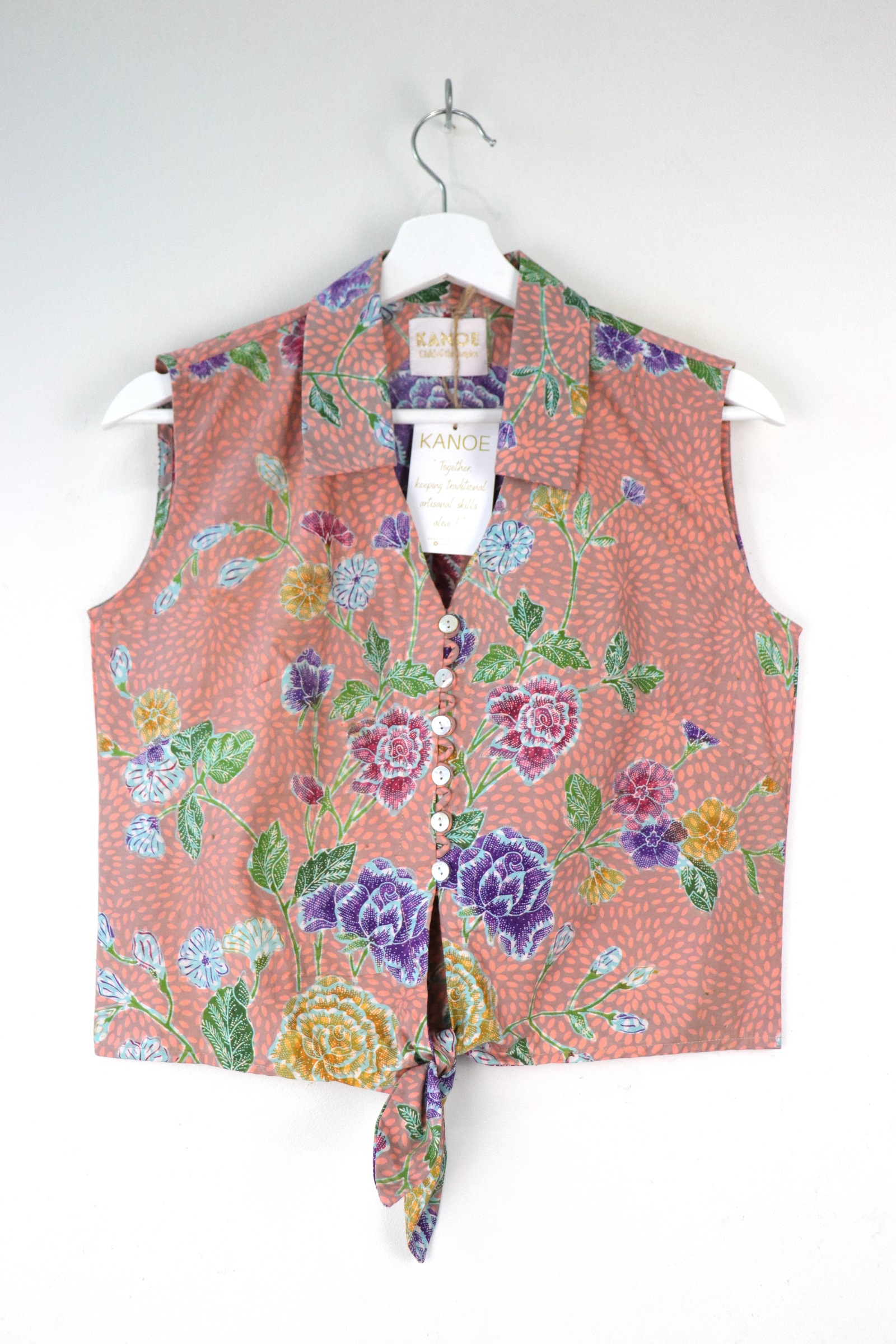 KANOE Classic Vintage Top - Bridget  [Handstamped Batik]