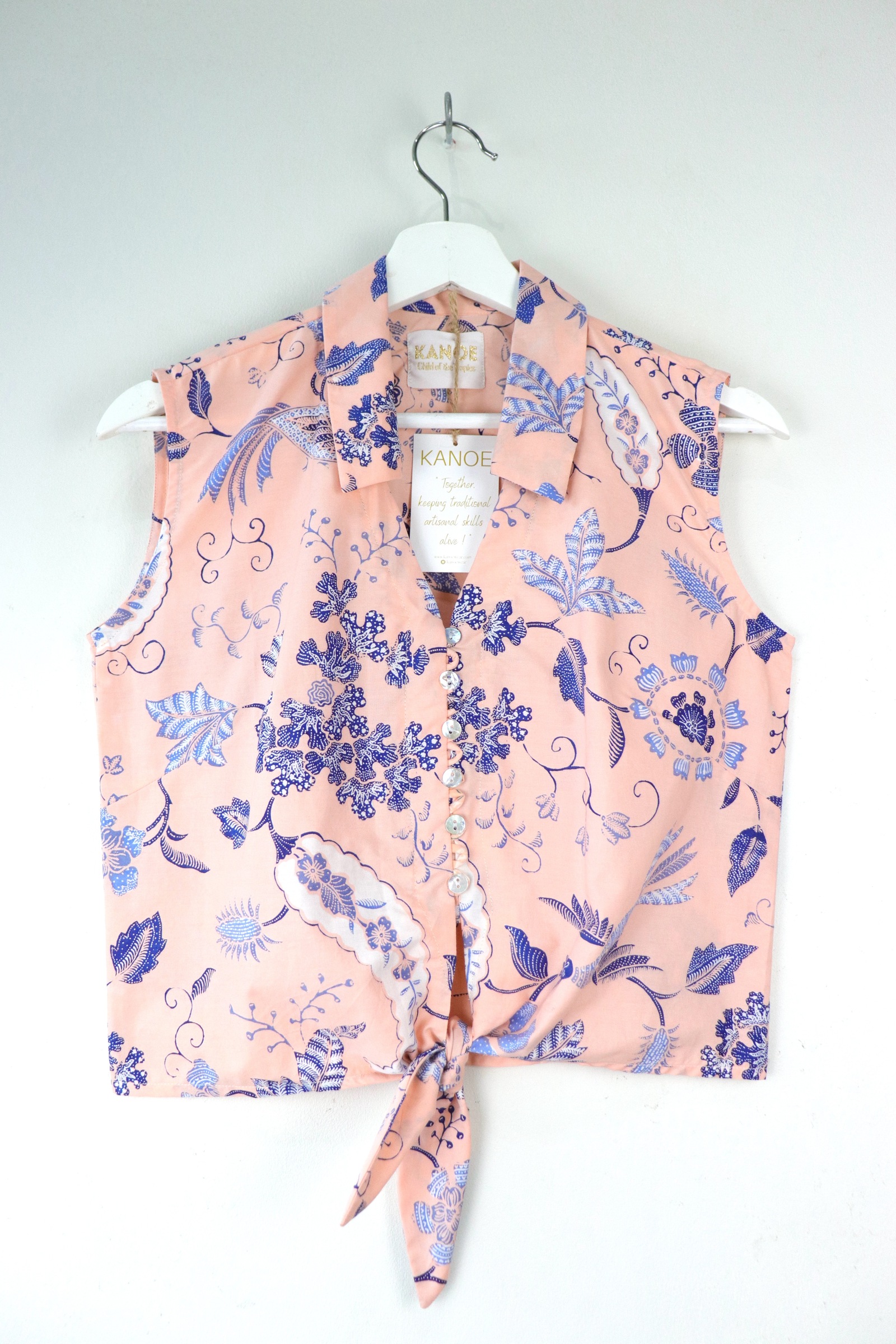 KANOE Classic Vintage Top - Sophia  [Handstamped Batik]