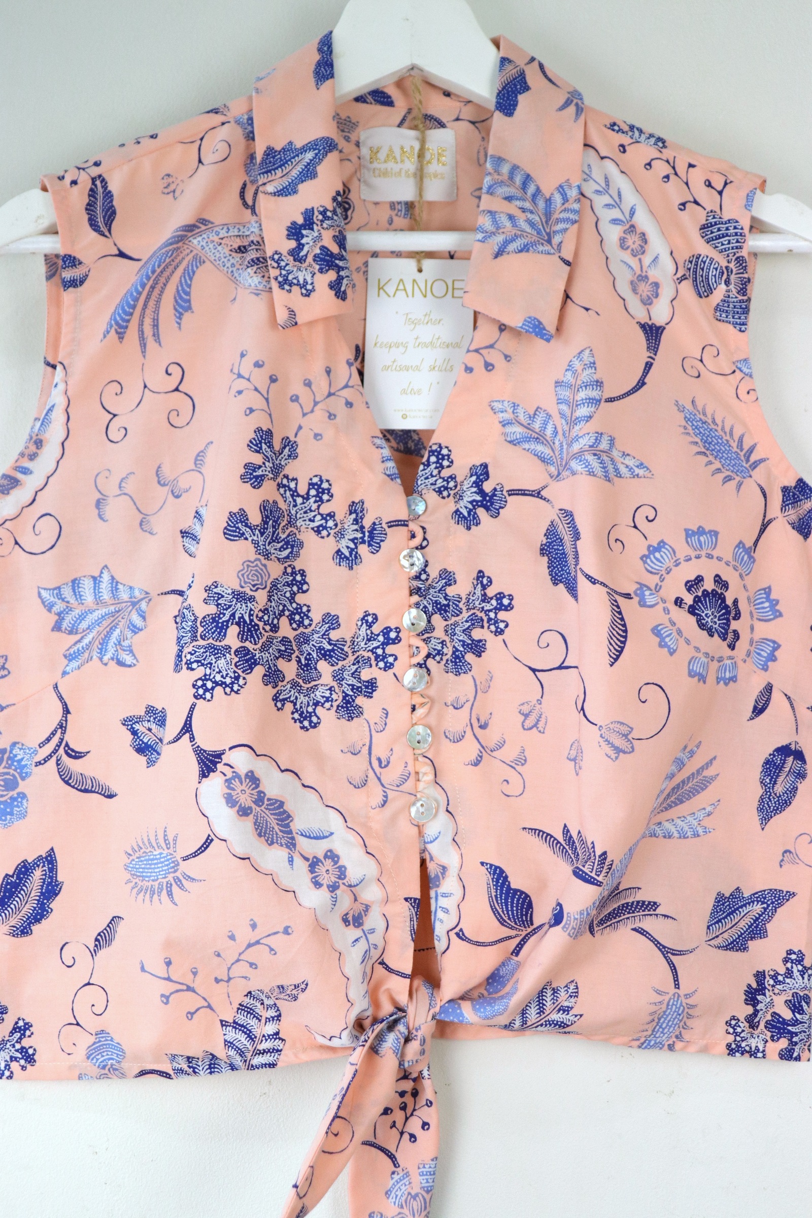 KANOE Classic Vintage Top - Sophia  [Handstamped Batik]