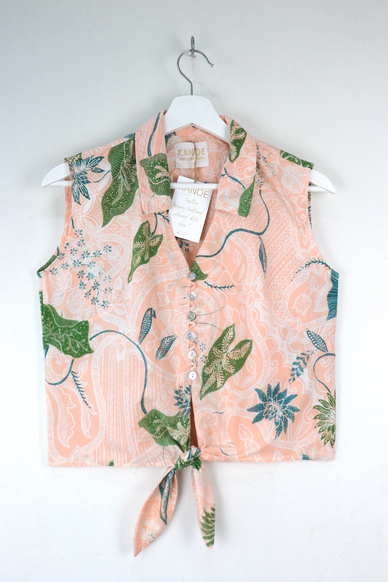 KANOE Classic Vintage Top - Emily  [Handstamped Batik]