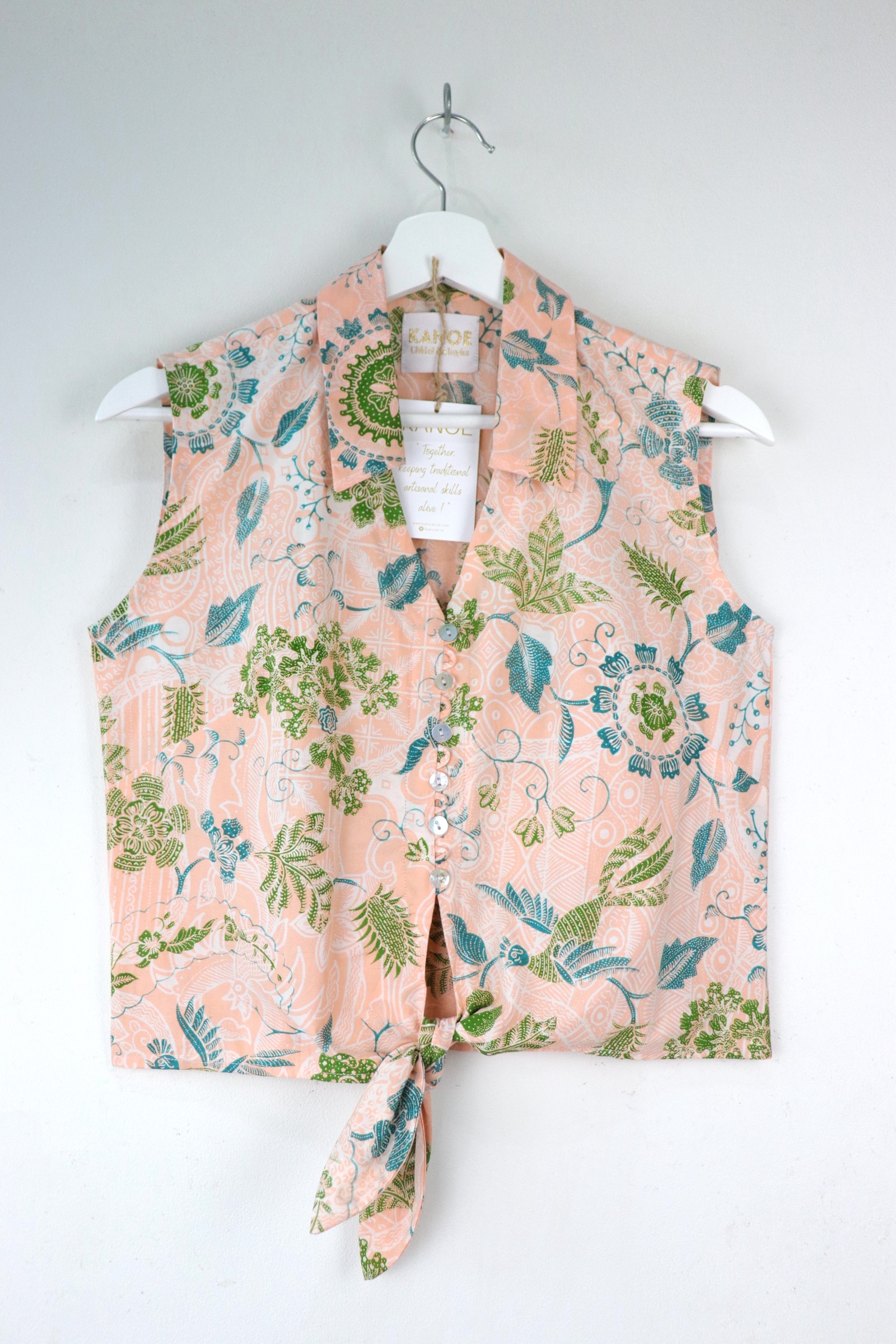KANOE Classic Vintage Top - Barbara [Handstamped Batik]