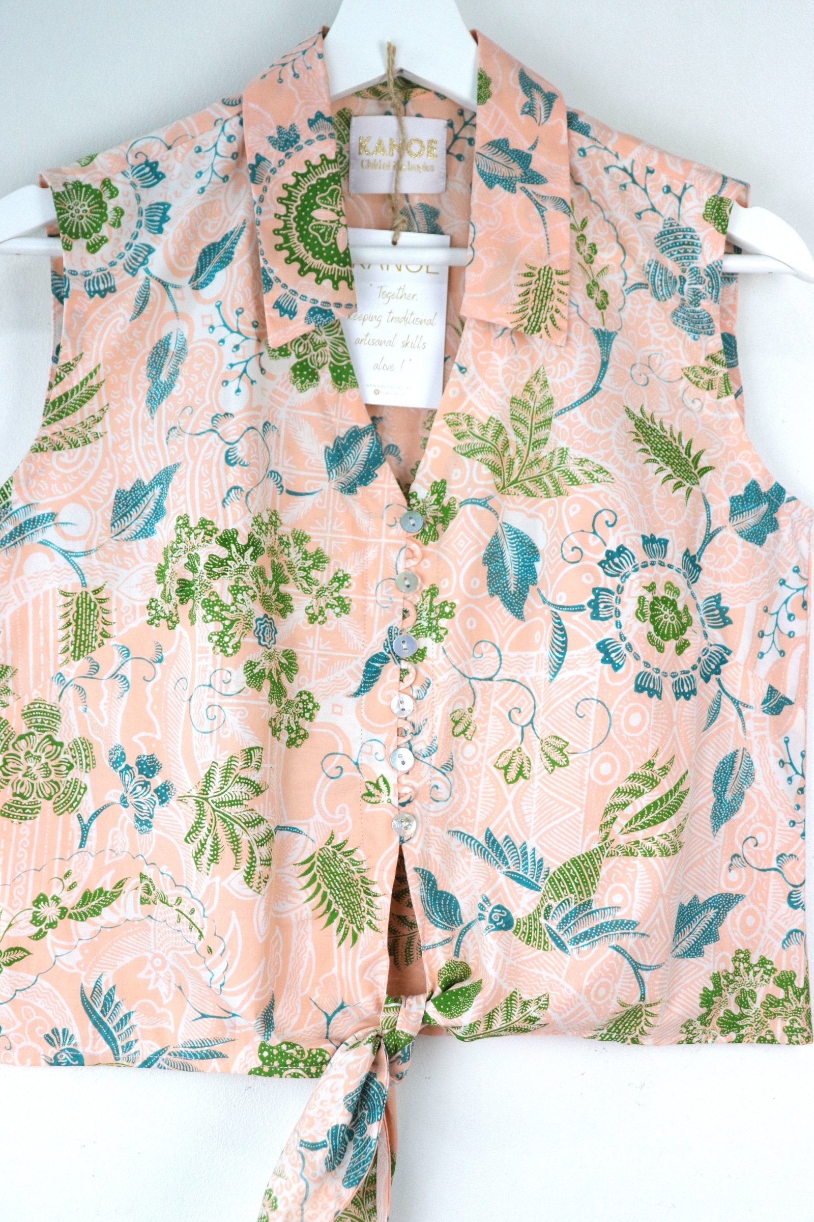 KANOE Classic Vintage Top - Barbara [Handstamped Batik]