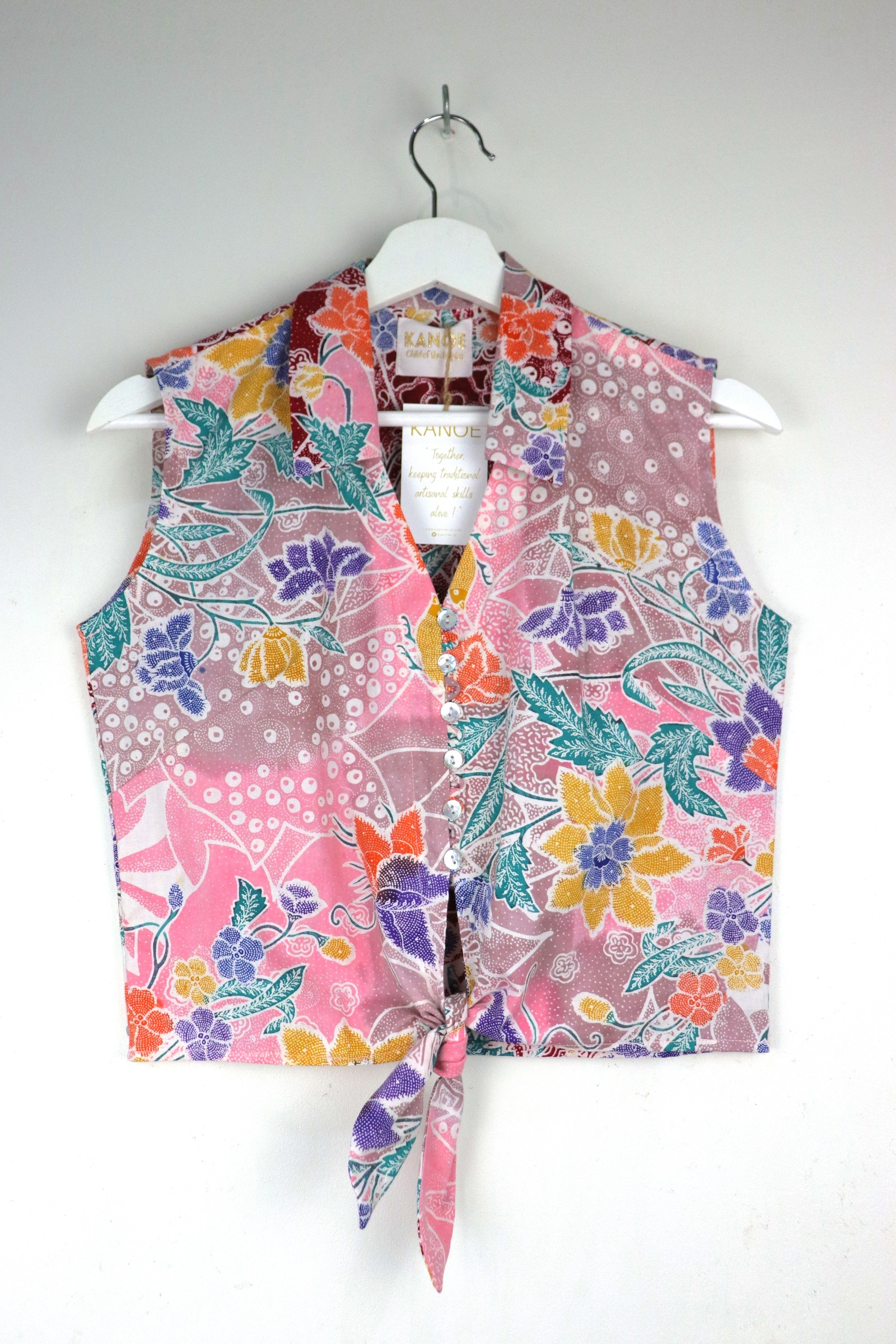 KANOE Classic Vintage Top - Evelyn  [Handstamped Batik]