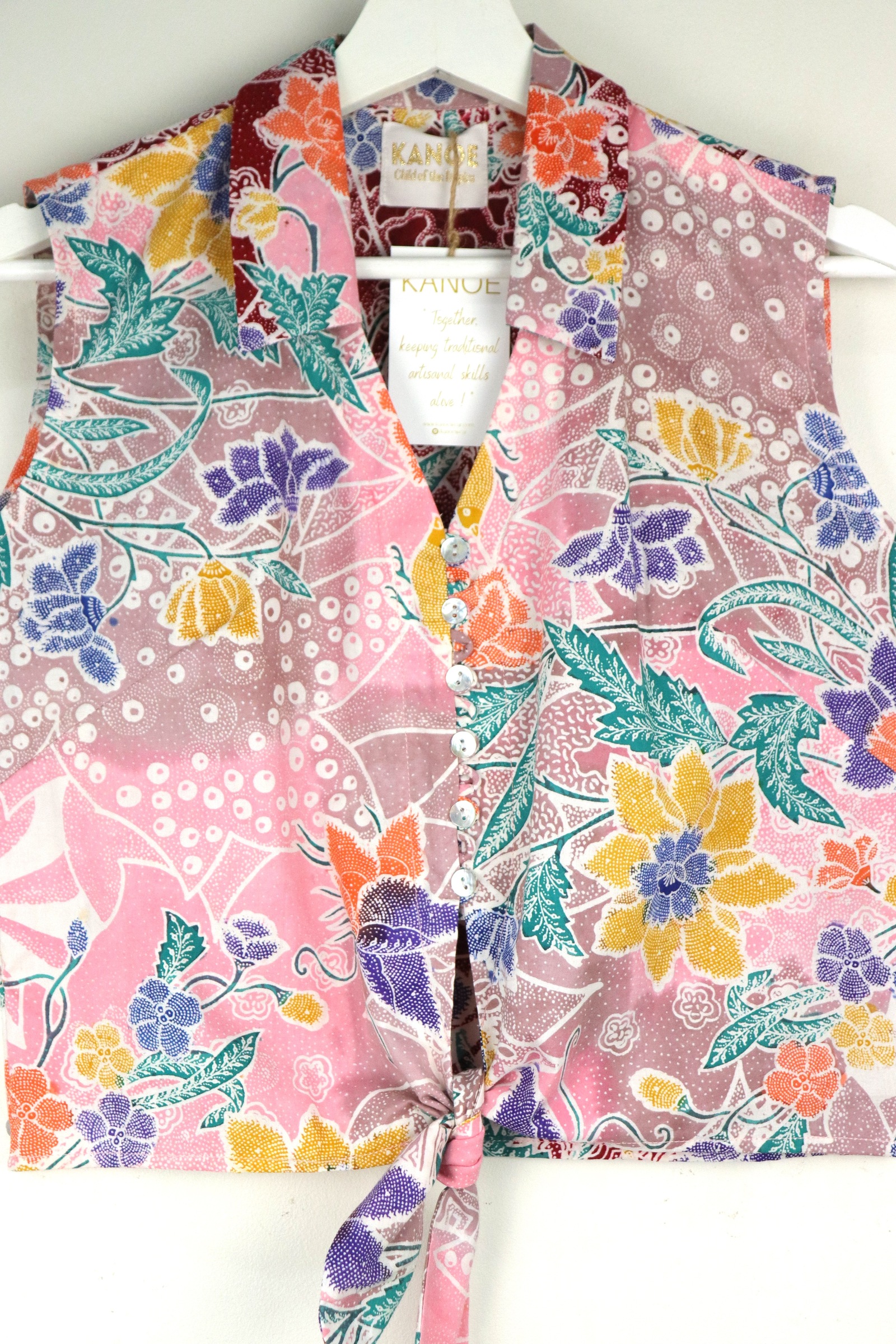 KANOE Classic Vintage Top - Evelyn  [Handstamped Batik]
