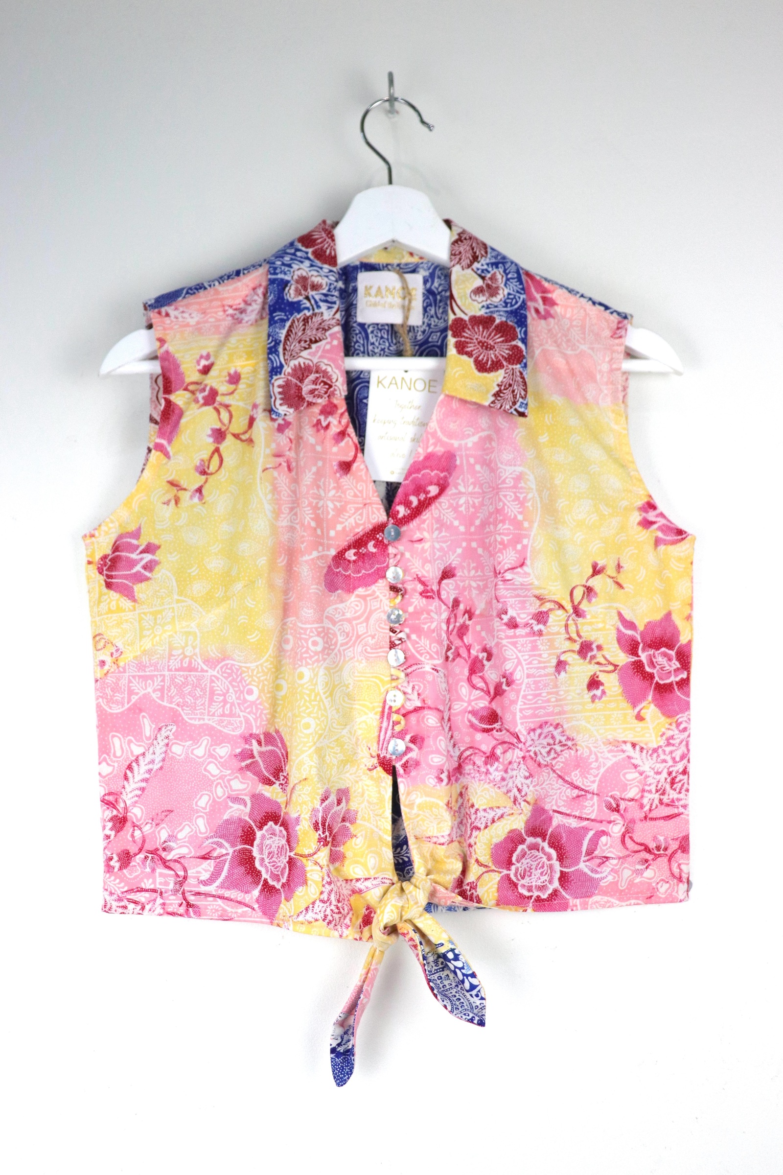 KANOE Classic Vintage Top - Darla   [Handstamped Batik]