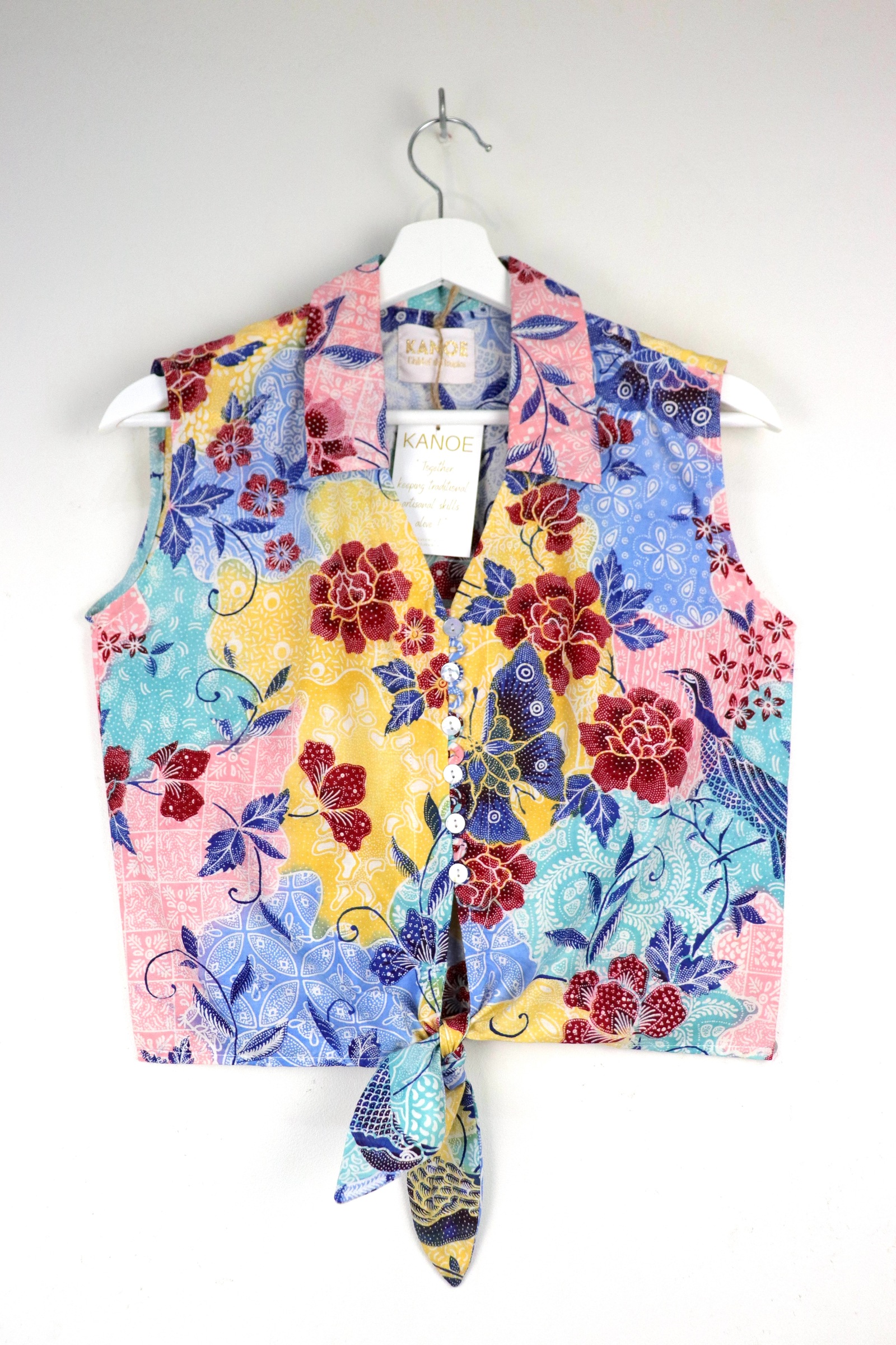 KANOE Classic Vintage Top - Rosanna  [Handstamped Batik]
