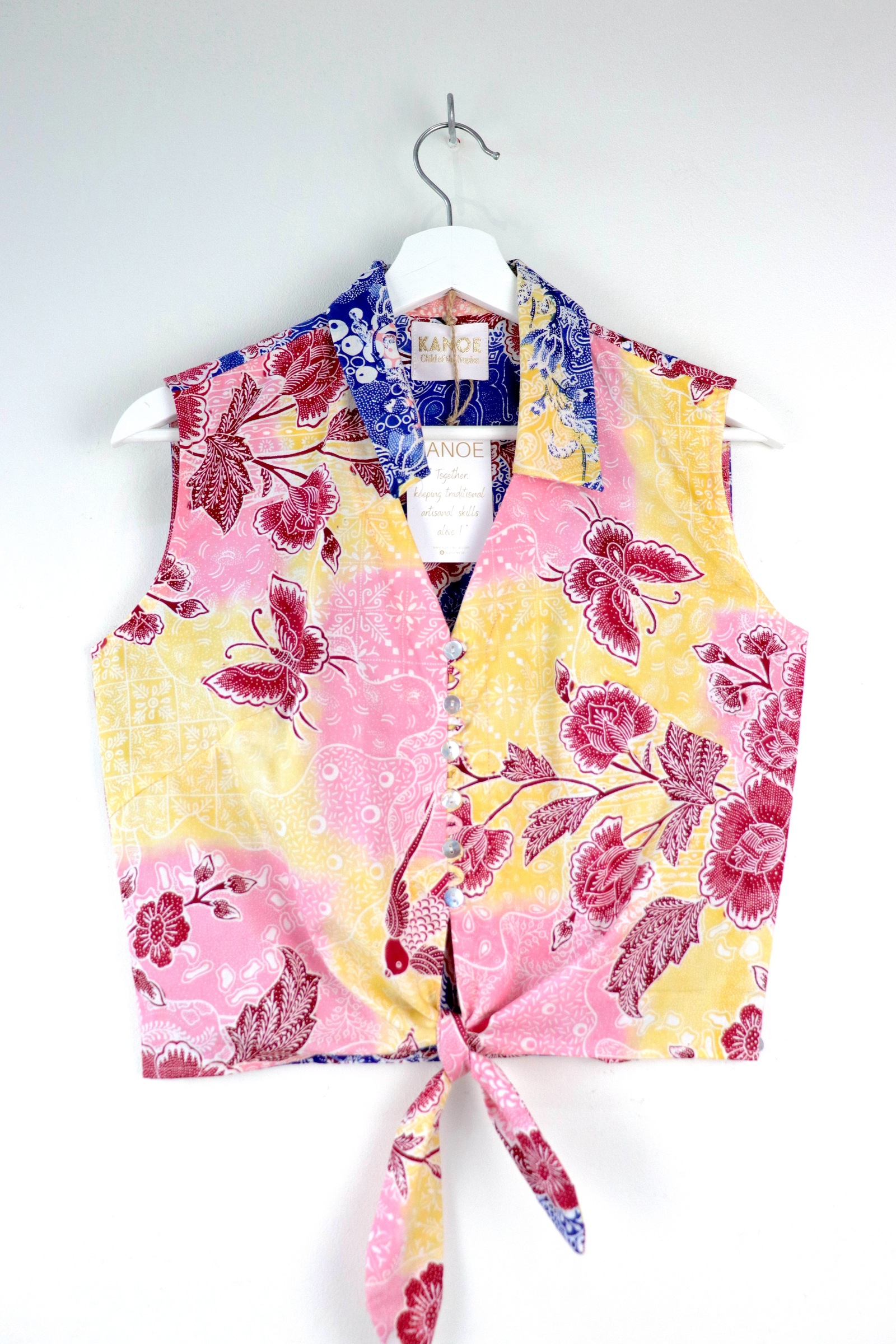 KANOE Classic Vintage Top - Angelina   [Handstamped Batik]