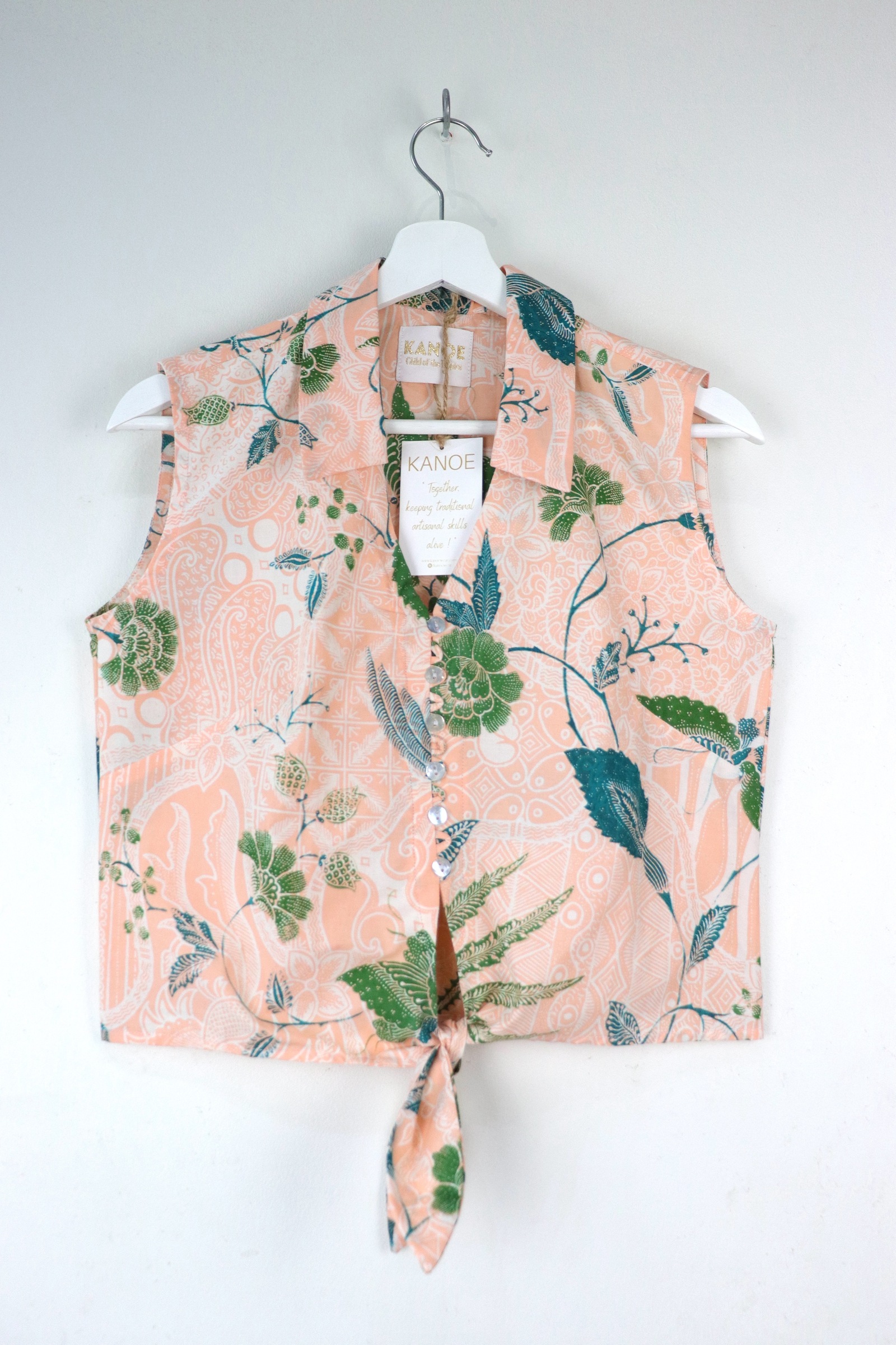 KANOE Classic Vintage Top - Etta   [Handstamped Batik]