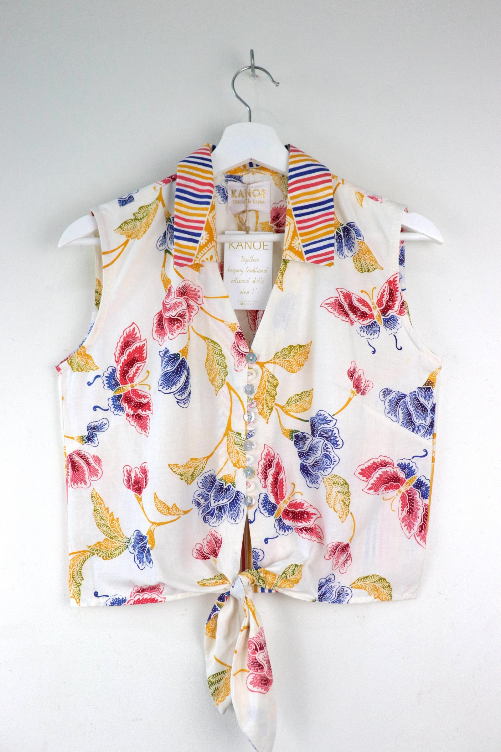 KANOE Classic Vintage Top - Serephina   [Handstamped Batik]