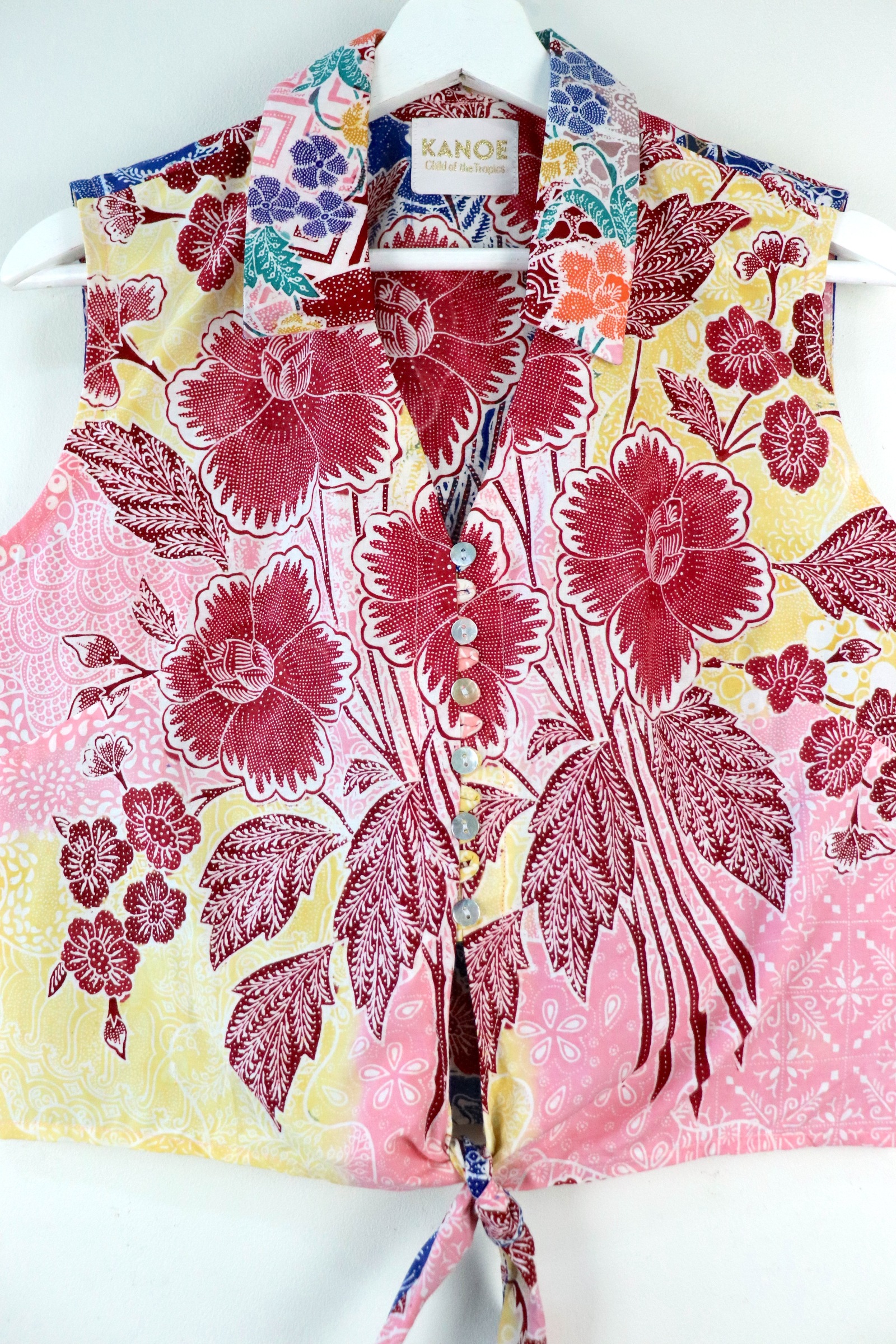 KANOE Classic Vintage Top - Adele   [Handstamped Batik]