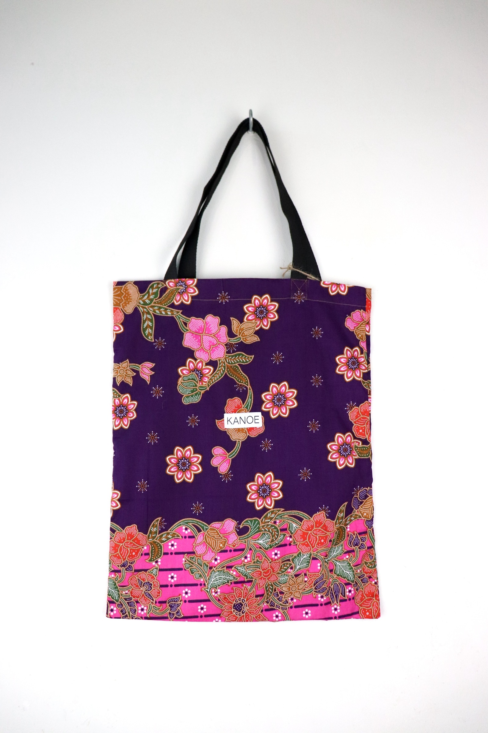Batik Tote Bag - Maxi Sugar Plum