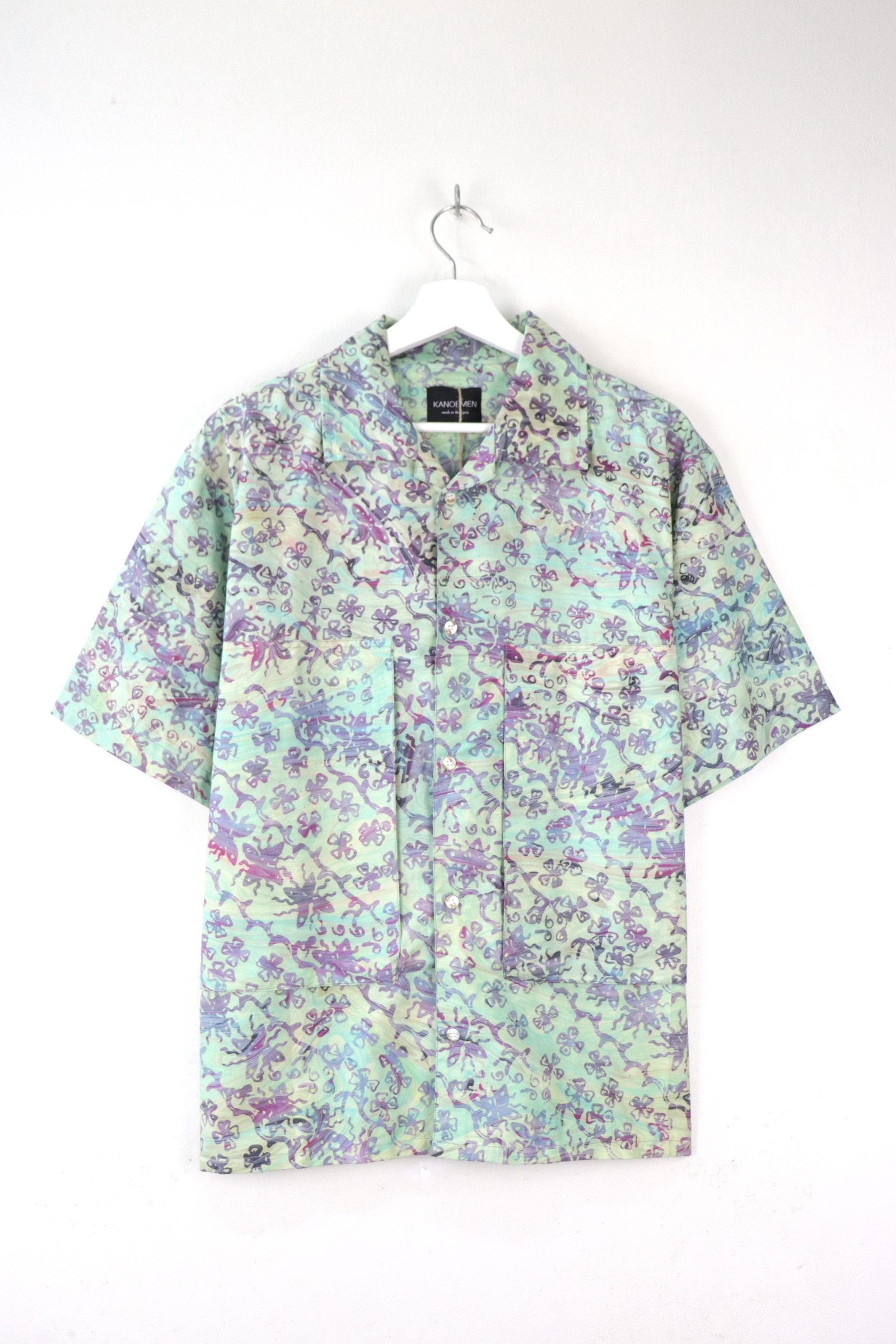 Men's Oversized Pockets Shirt - Che Thai [ Handmade Batik ] [ S ]