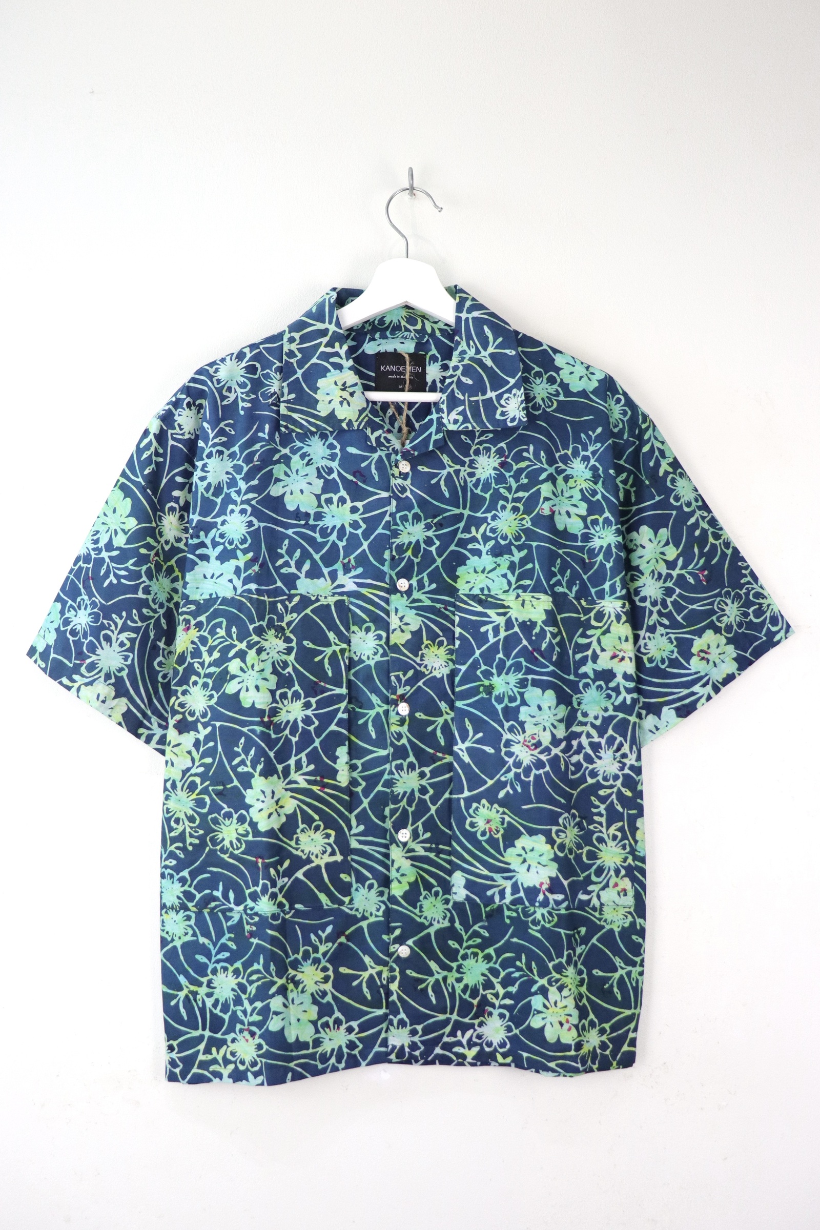 Men's Oversized Pockets Shirt -  Eclipse [ Handmade Batik ]