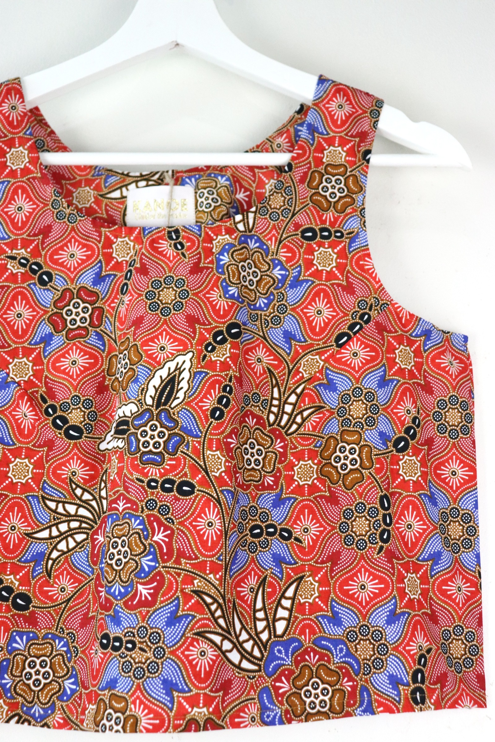 Batik Tank Top v2 - Cherry Pie