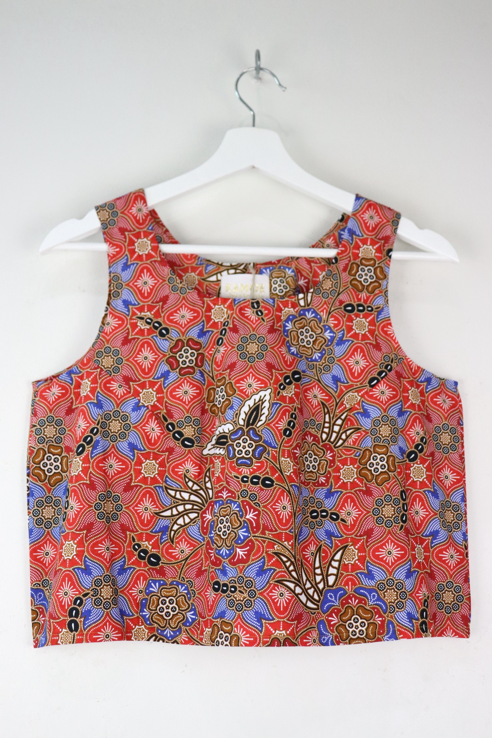 Batik Tank Top v2 - Cherry Pie
