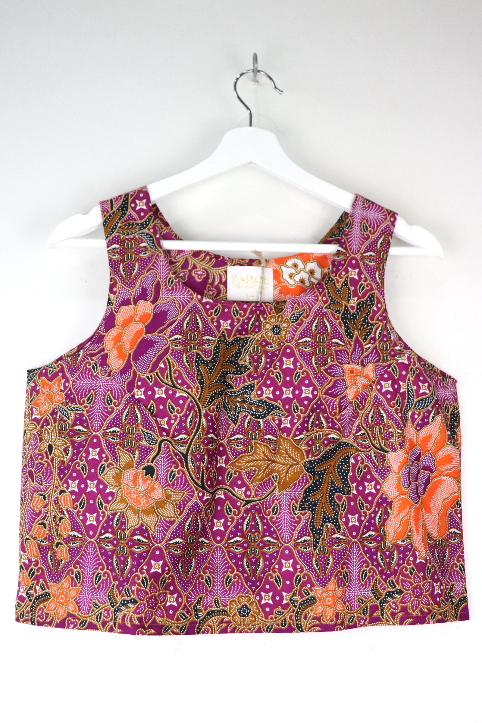  Batik Tank Top v2 - Huckleberry