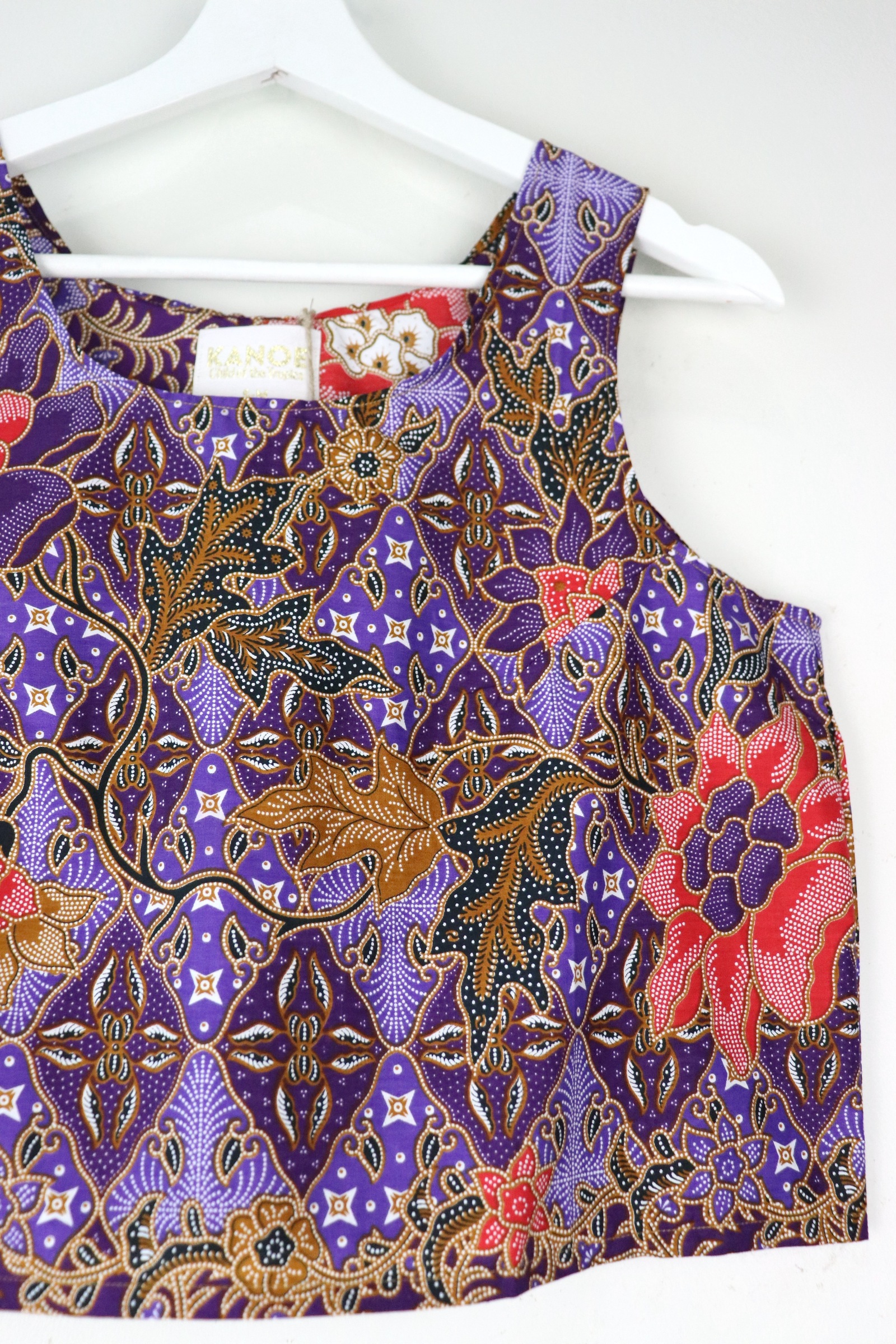 Batik Tank Top v2 - Cadbury [ S-M ]