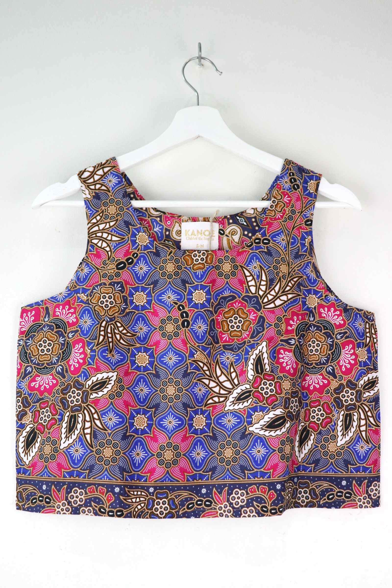  Batik Tank Top v2 - Raven