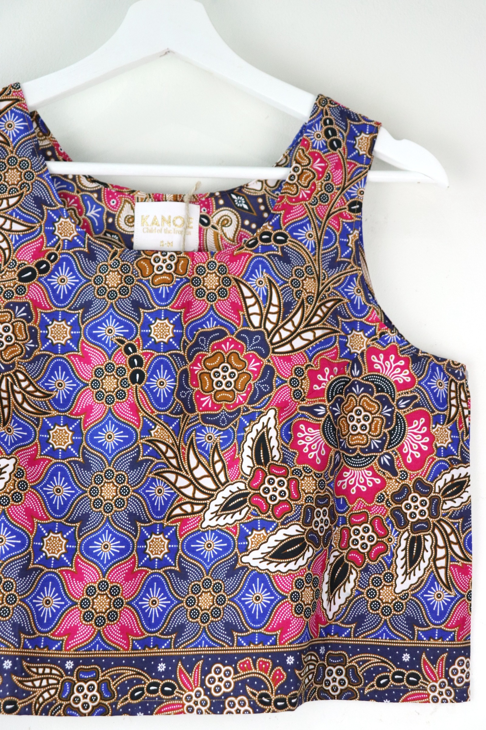  Batik Tank Top v2 - Raven
