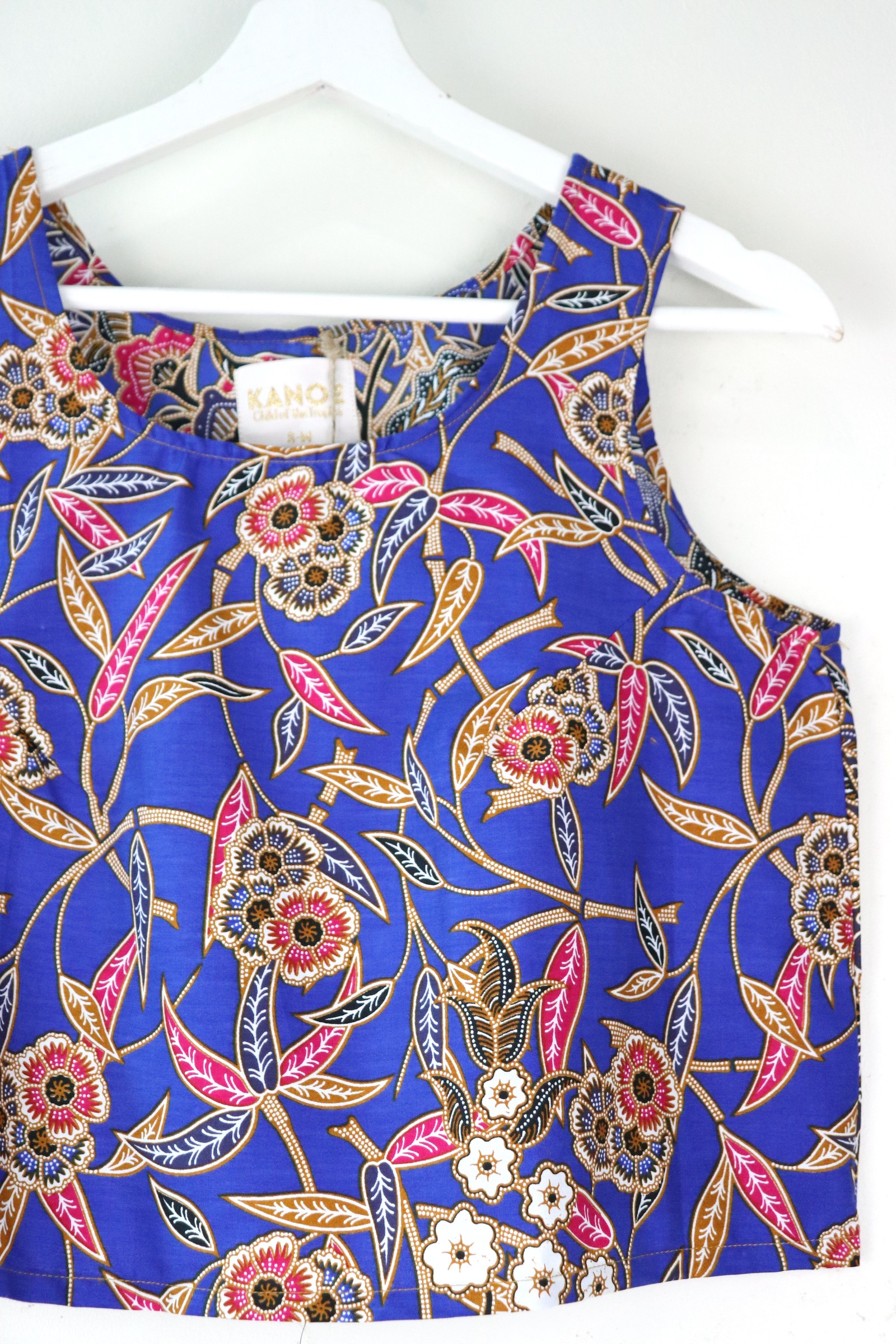  Batik Tank Top v2 - Dark Berry [ S-M ]