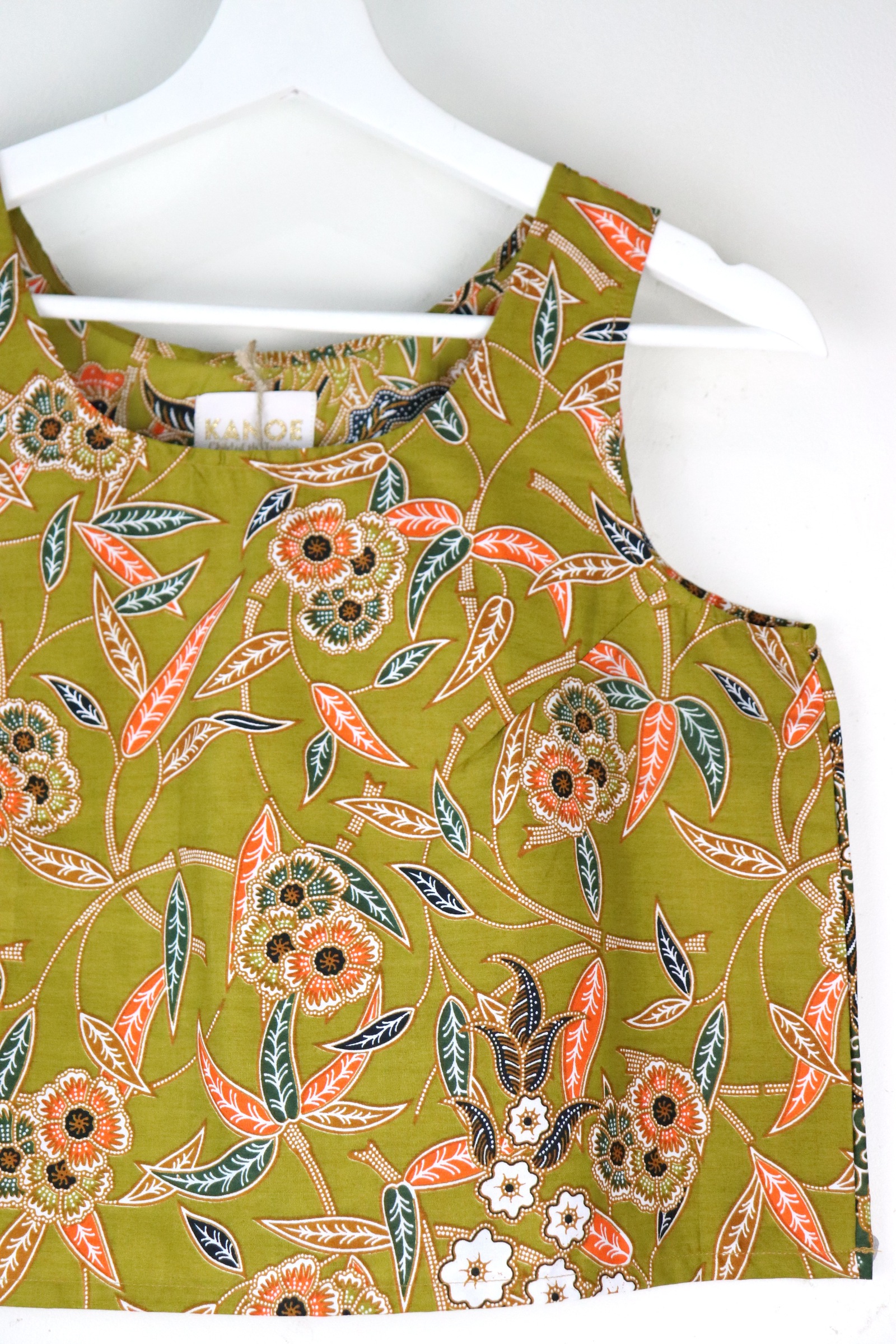 Batik Tank Top v2 -Green Tea [ S-M ]