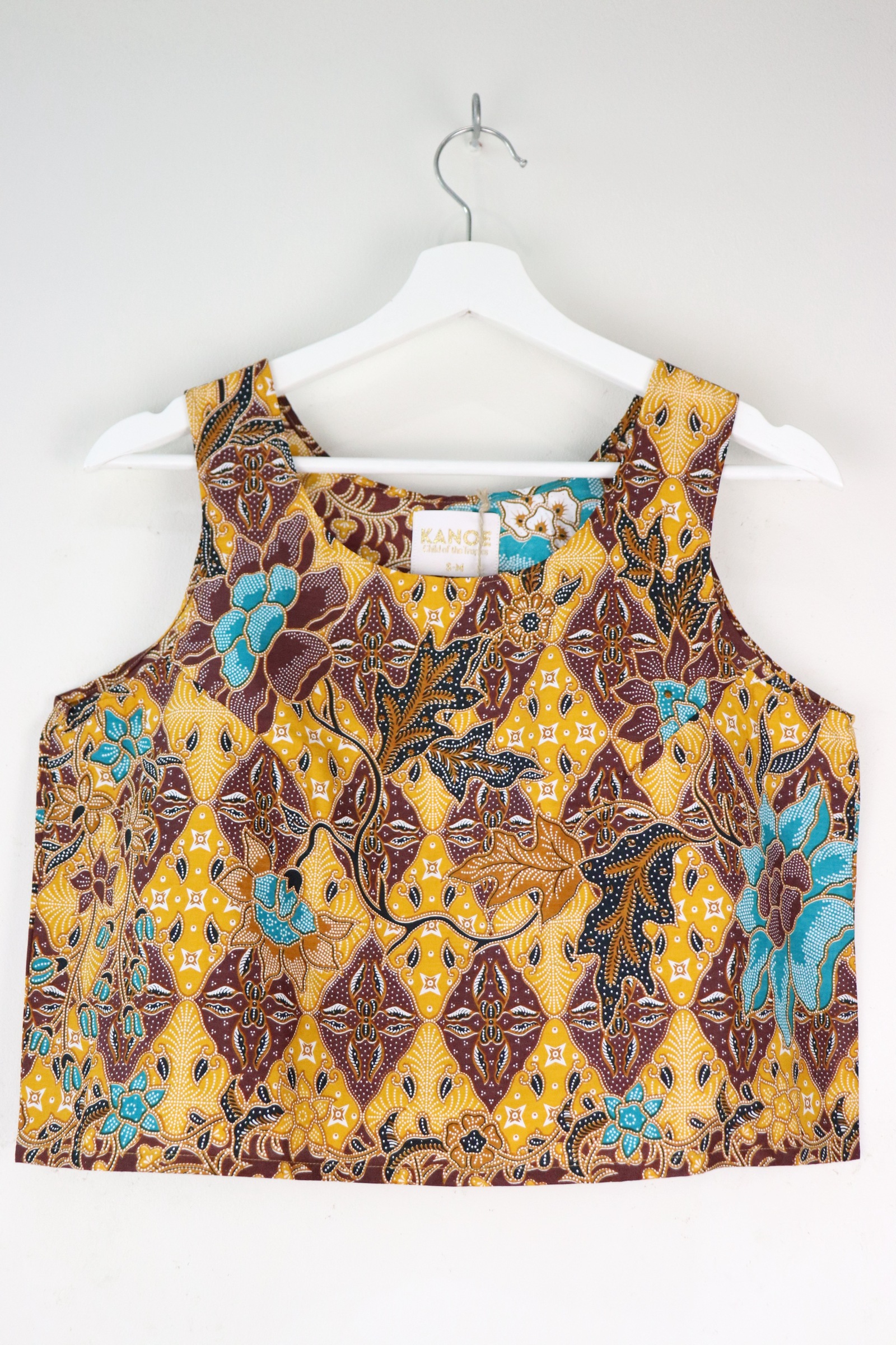 Batik Tank Top v2 - Lemon Cake